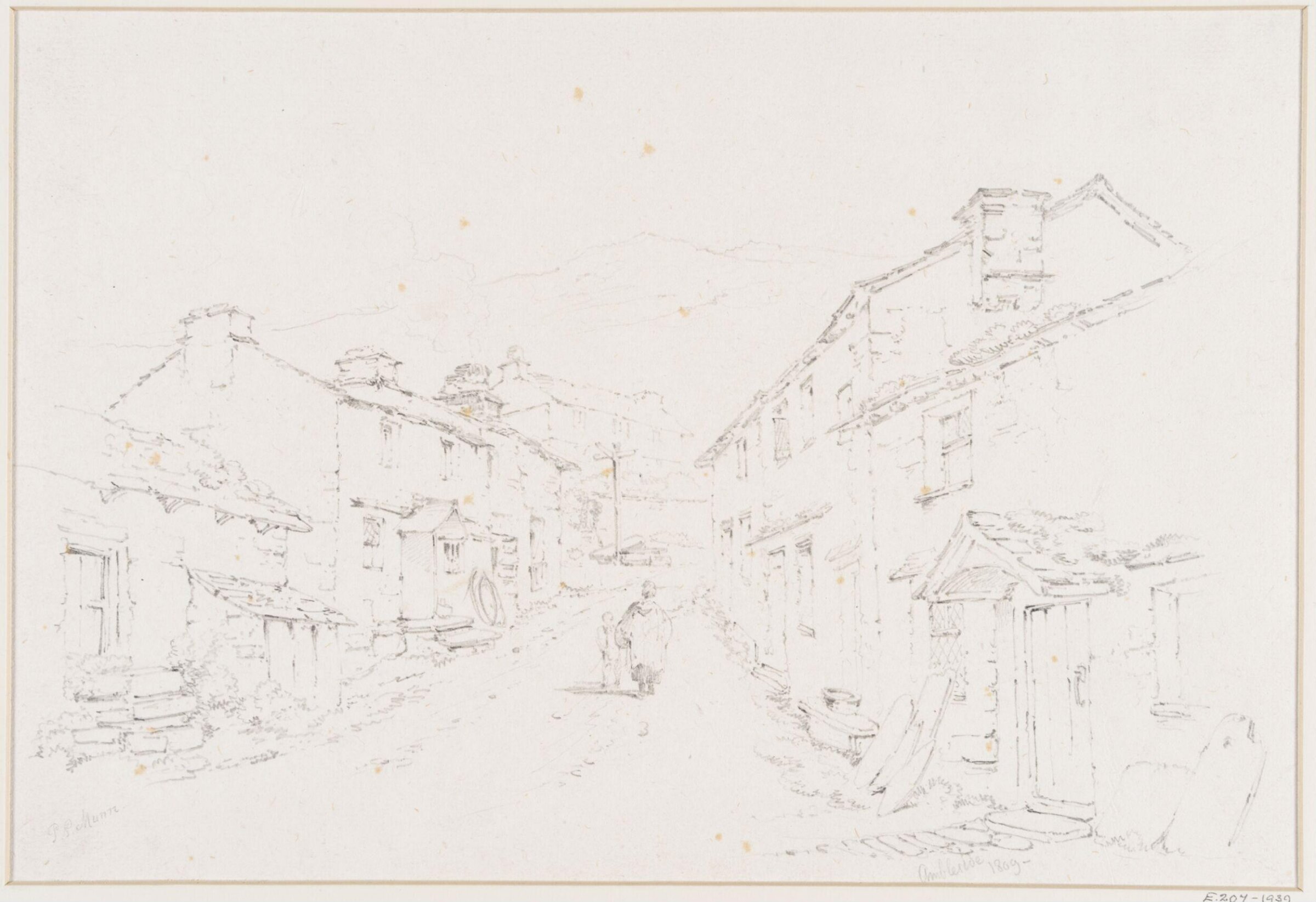 Ambleside, Paul Sandby Munn, 1809