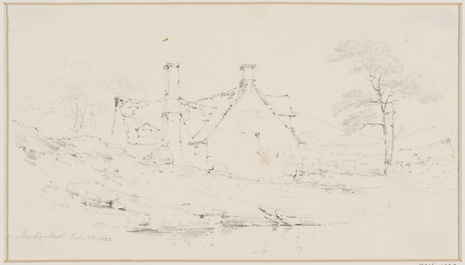 Machynlleth, Paul Sandby Munn, early 1800s
