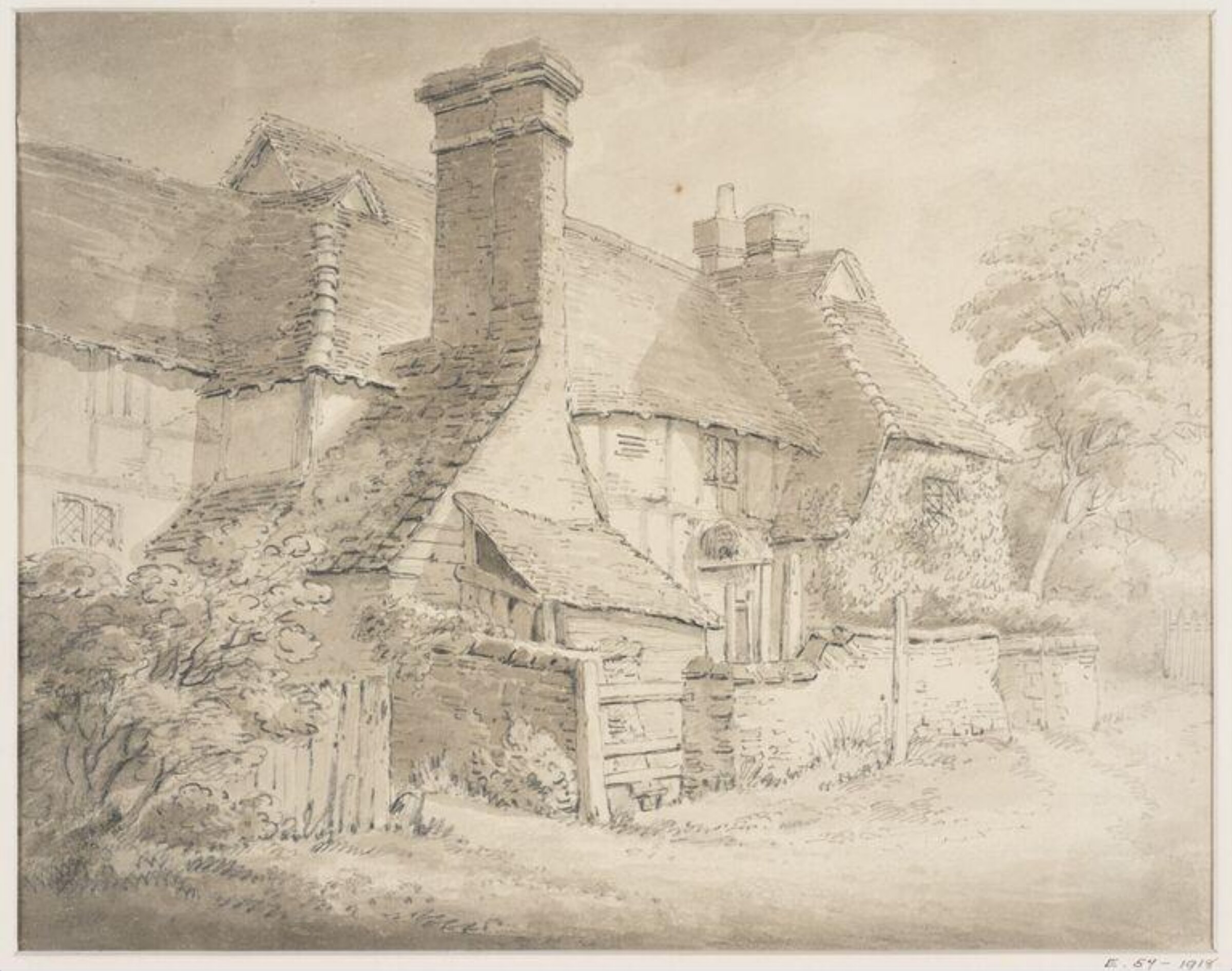 Drawing, John Monro, 1817