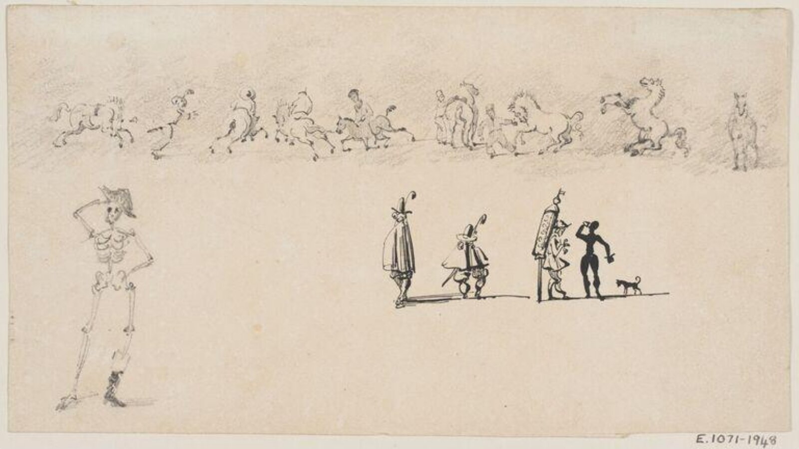 Drawing, Thomas Morten, 1836-1866