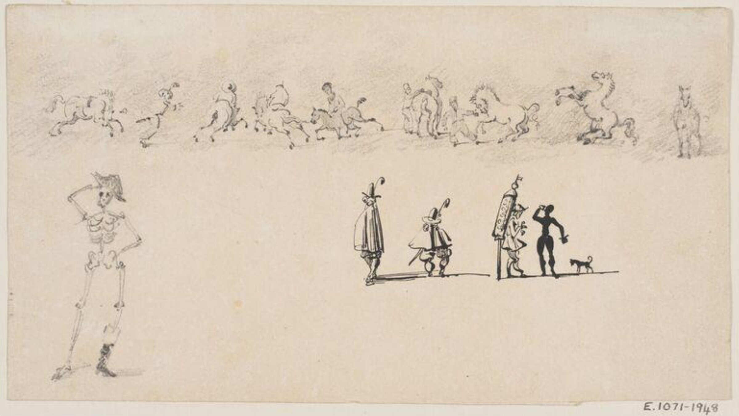 Drawing, Thomas Morten, 1836-1866