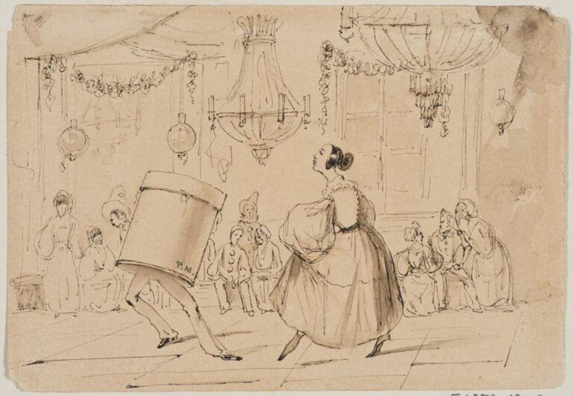 Drawing, Thomas Morten, 1836-1866