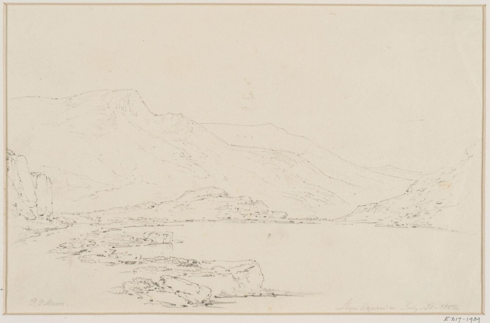 Llyn Ogwen, Paul Sandby Munn, 31 July 1802