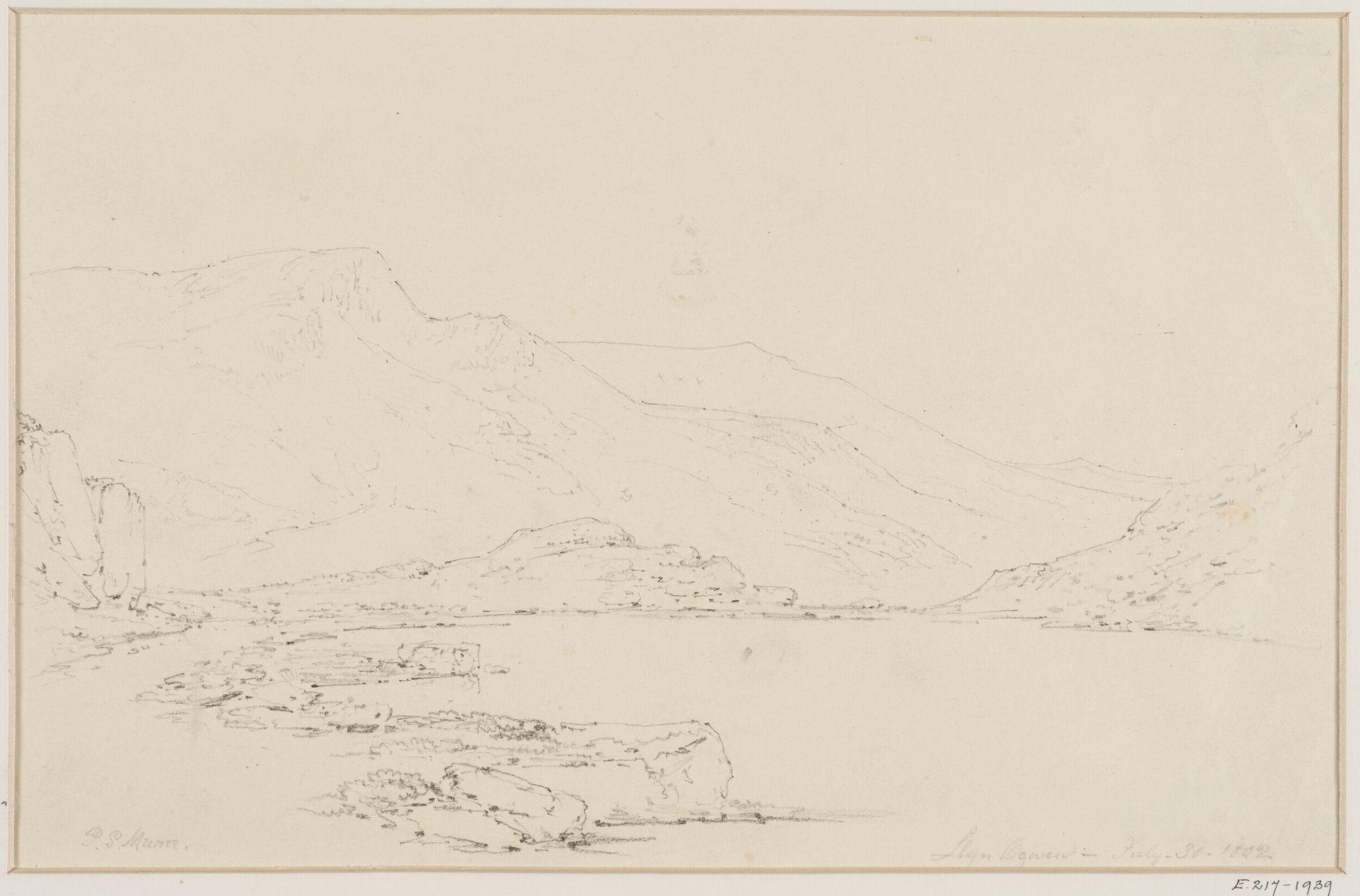 Llyn Ogwen, Paul Sandby Munn, 31 July 1802