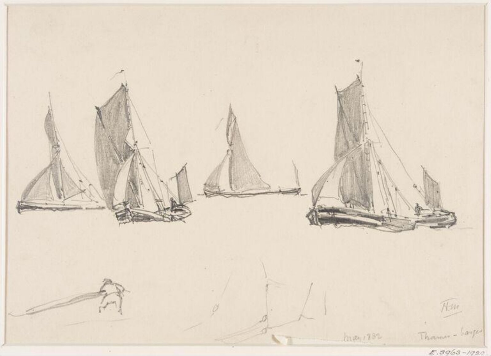 Drawing, Henry Moore, May 1882