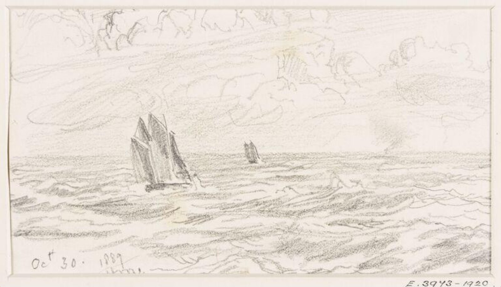 Drawing, Henry Moore, 30/10/1889