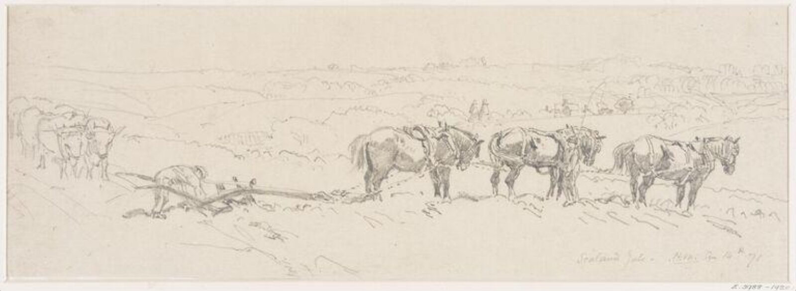 Drawing, Henry Moore, 14/10/1871