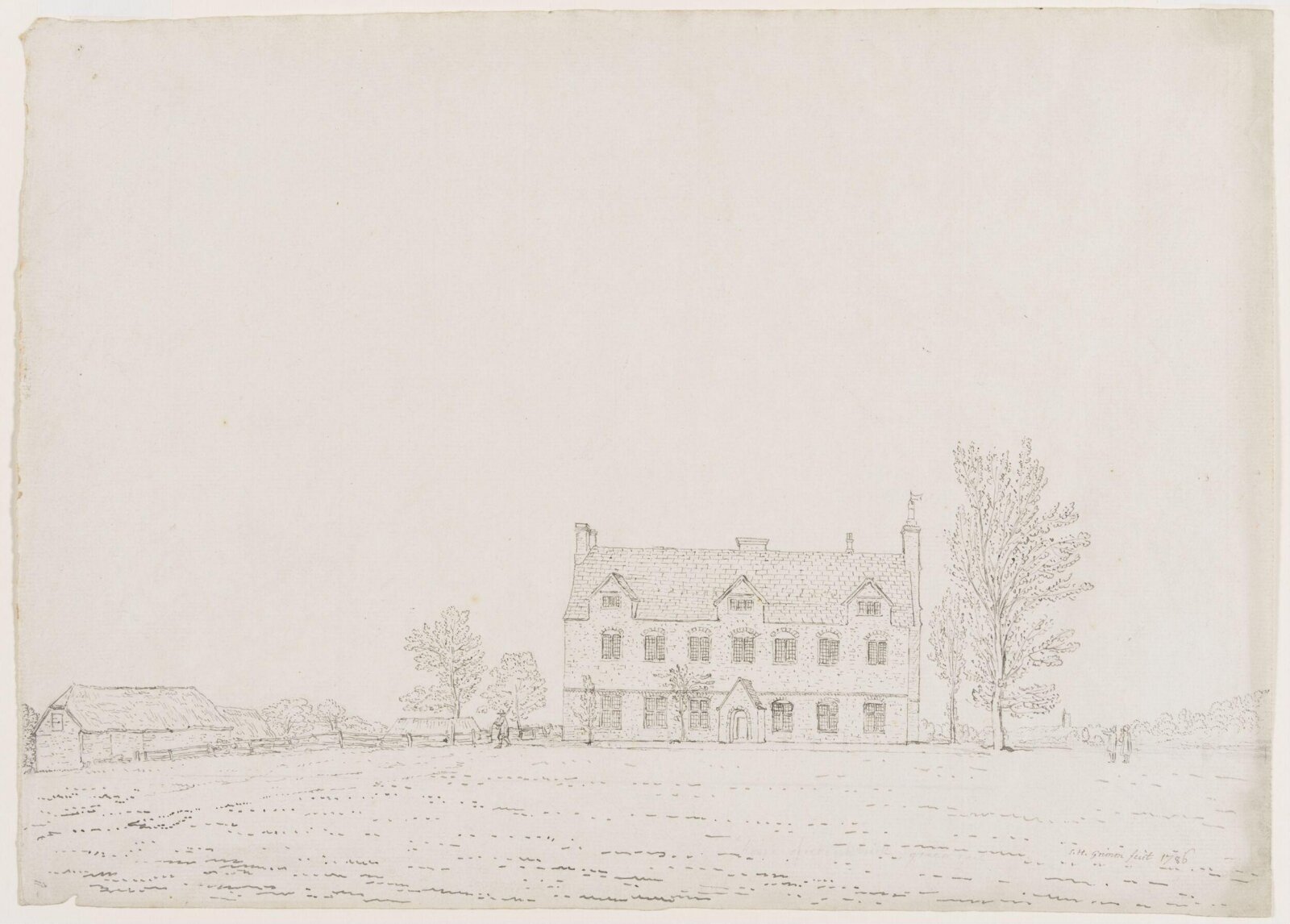New Park House, Samuel Hieronymus Grimm, 1786