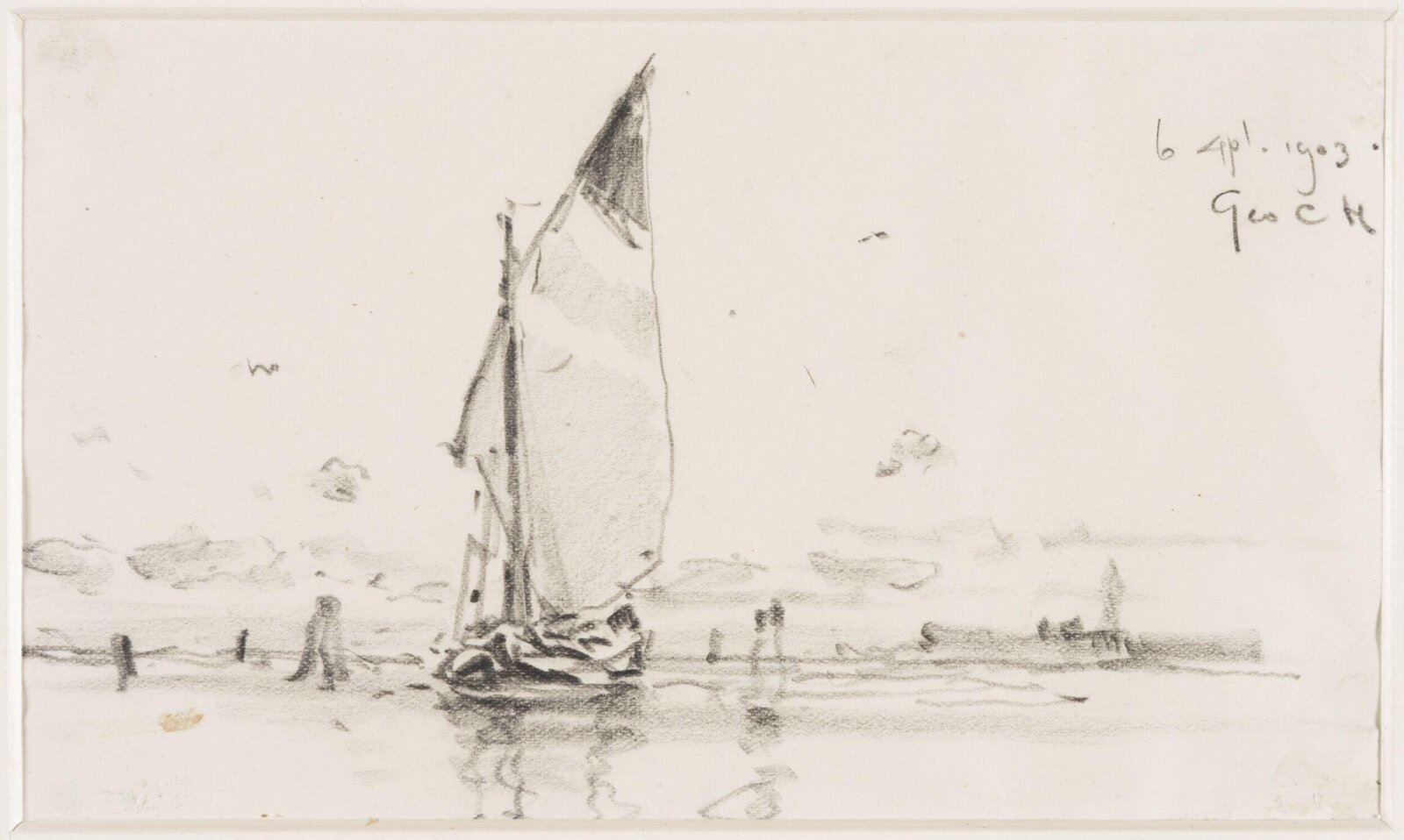On the Lagoons, Venice., Haite, 29th September 1894