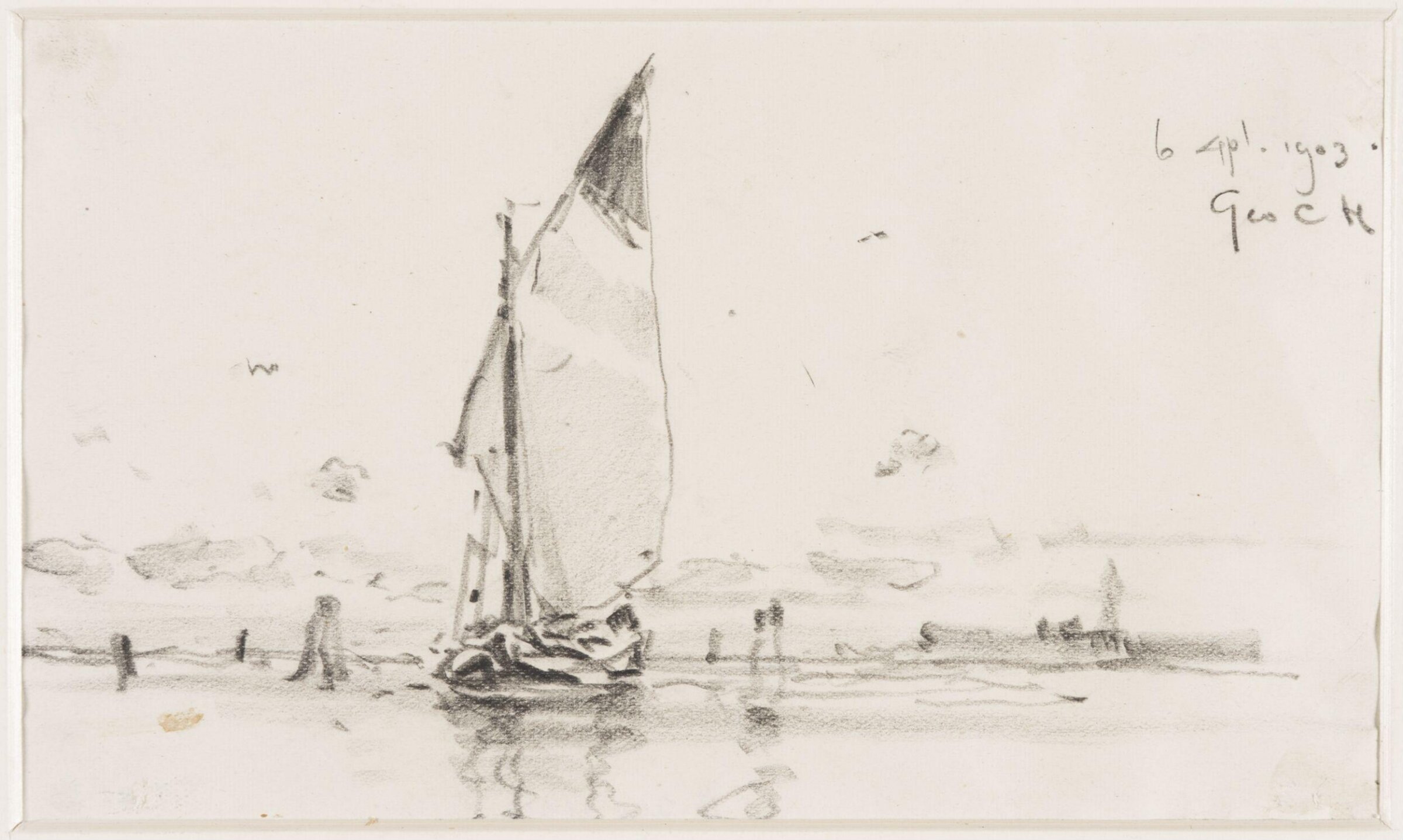 On the Lagoons, Venice., Haite, 29th September 1894