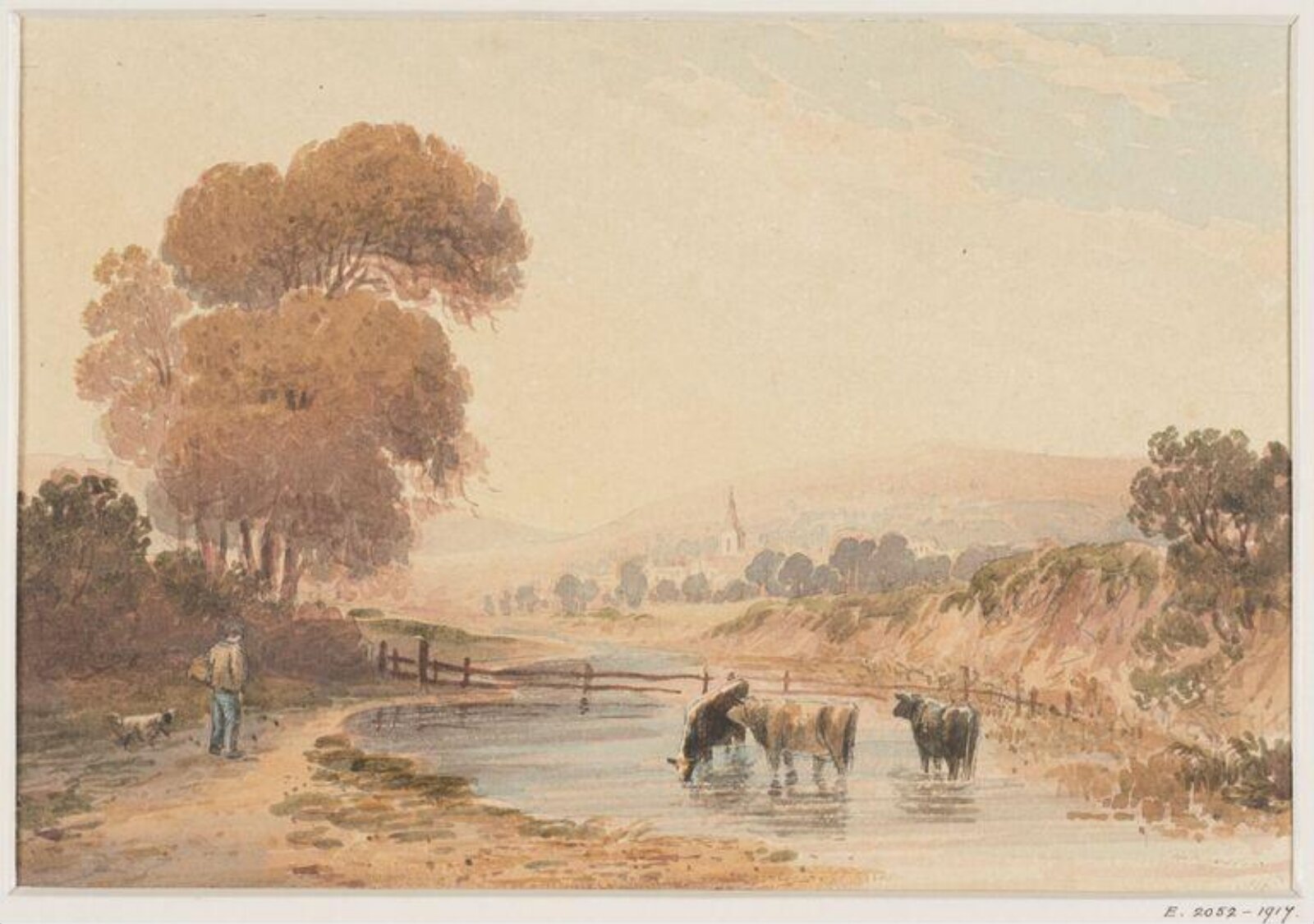 Watercolour, Henry Haseler, 1816