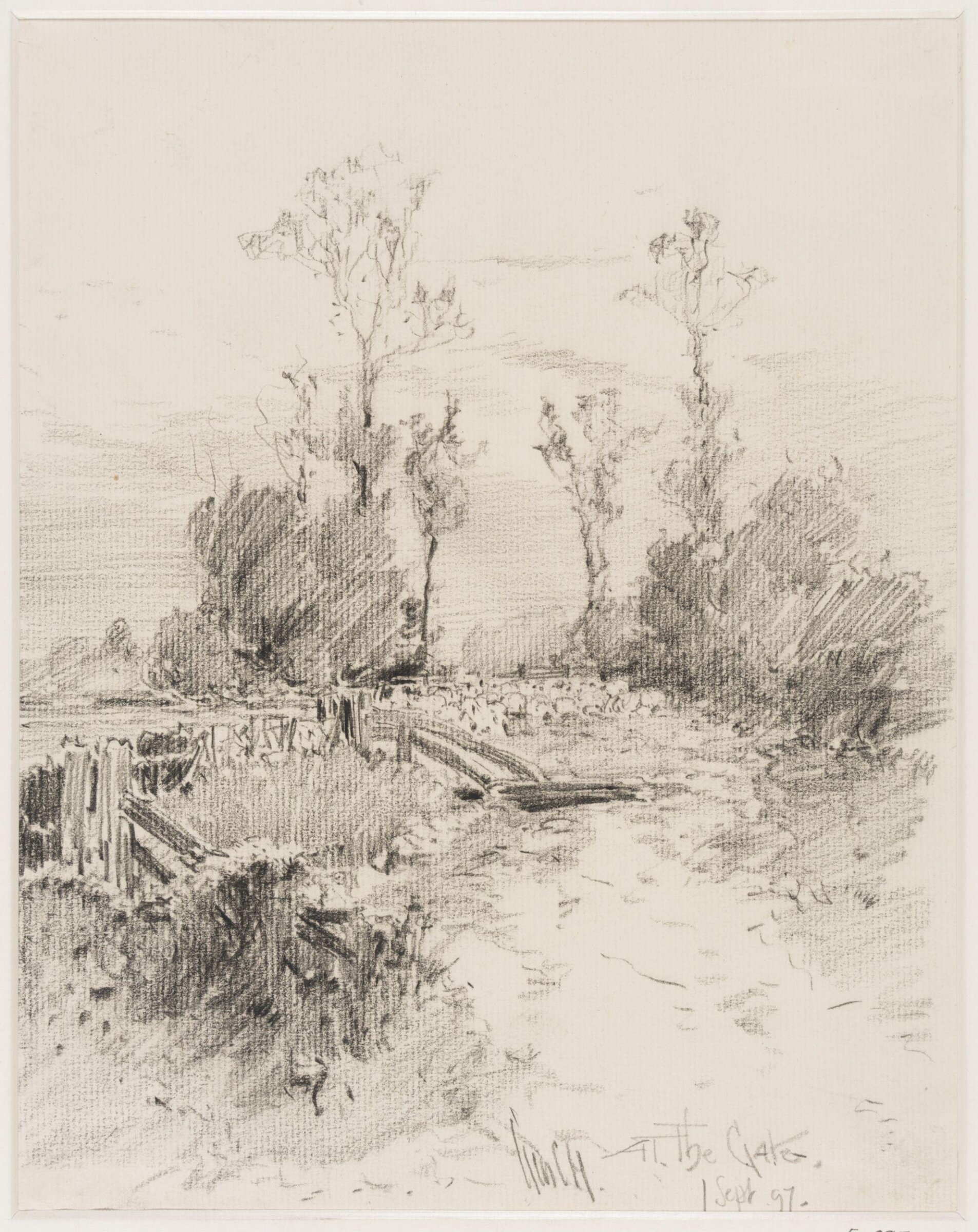 At the Gate, Kessingland., Haite, 1 Sept 1897