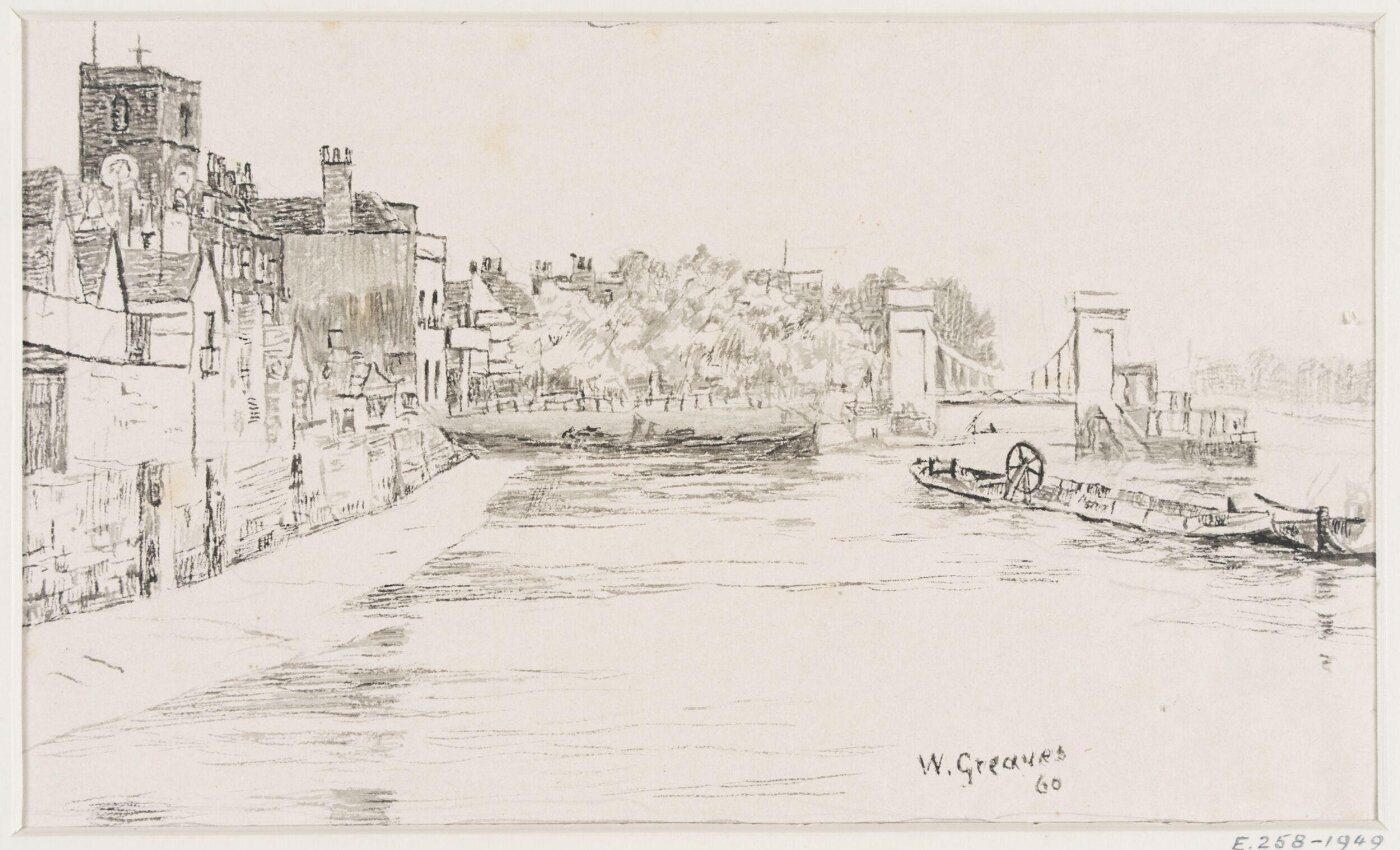 Walter Greaves, The river-front at Chelsea
