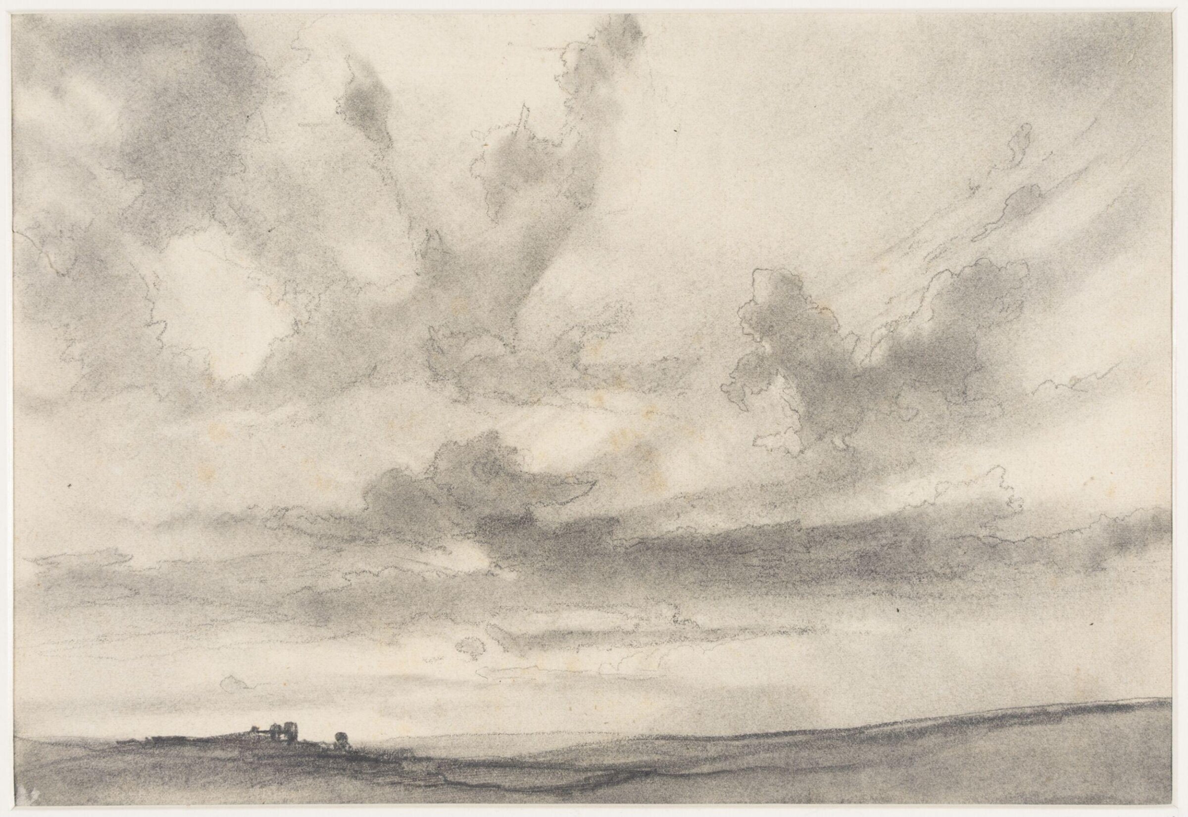 Study for Stonehenge. Sunset. Worship of Sun., Haden