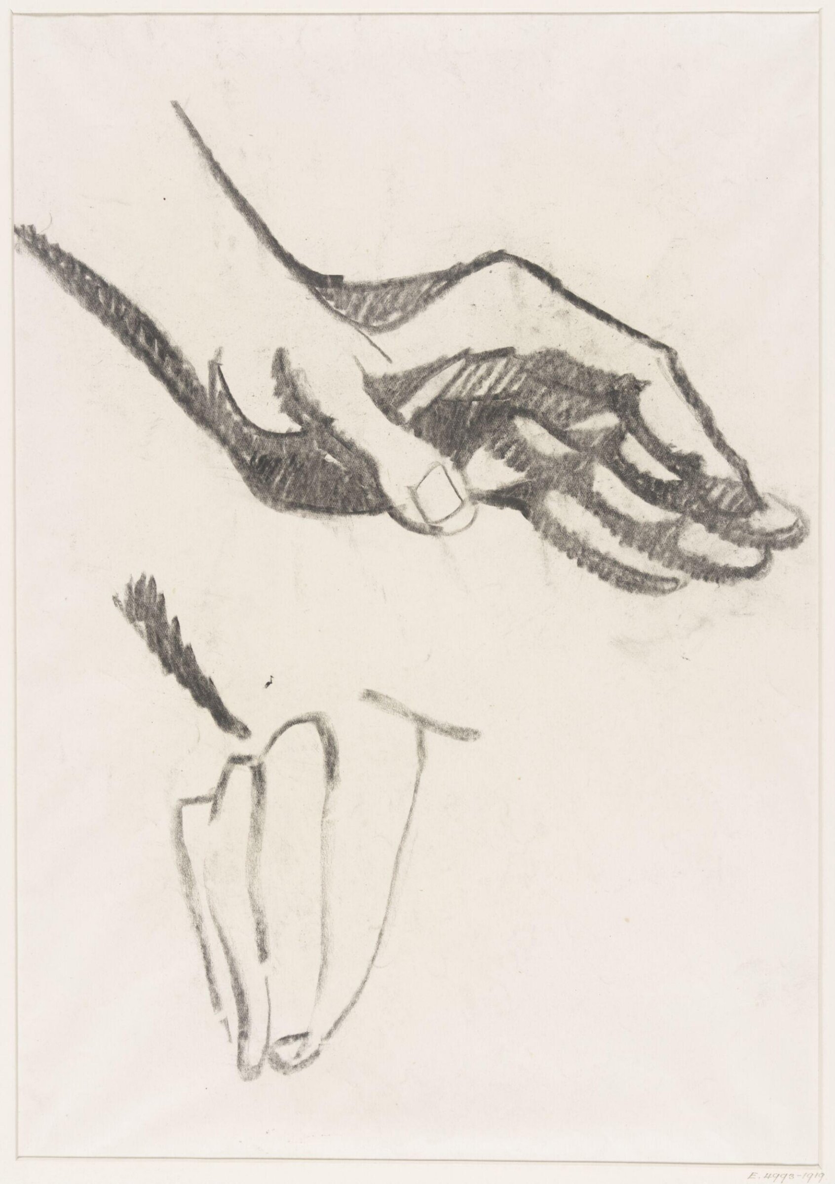 Studies of male and female figures, heads, hands, &c., Henri Gaudier-Brzeska