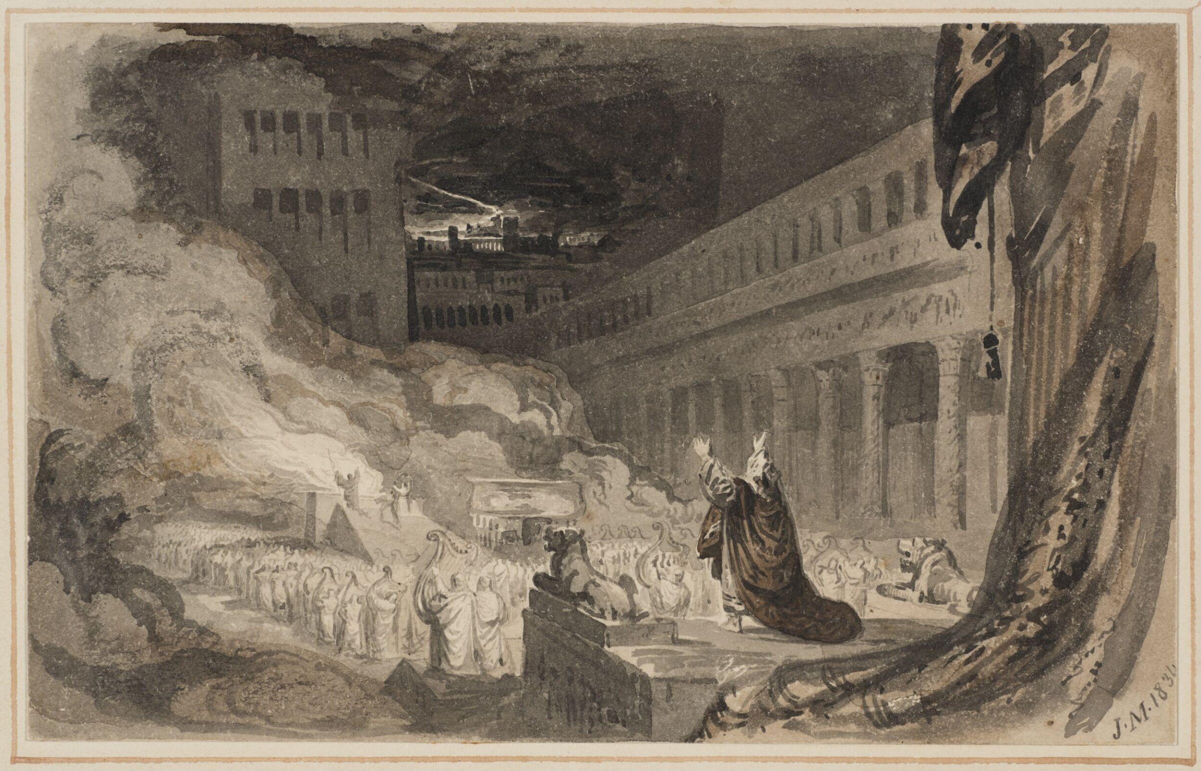 The Dedication of the Temple, John Martin, 1834