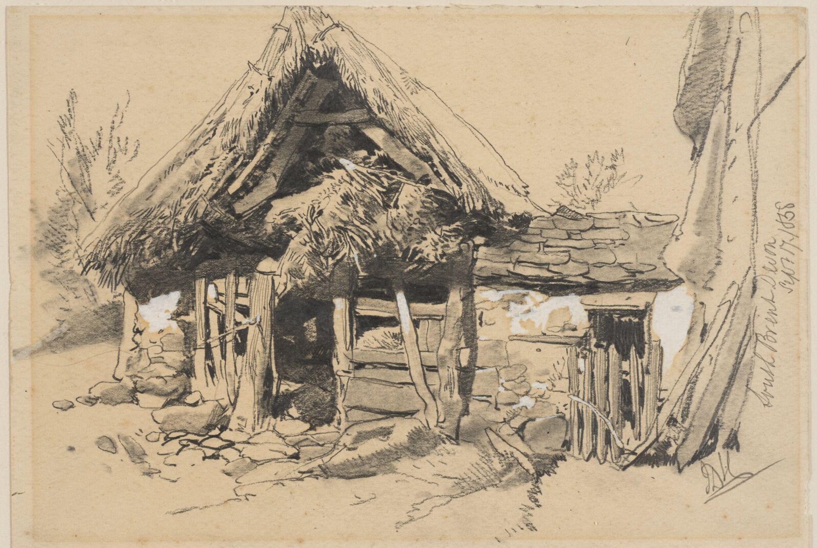 Drawing, 1858