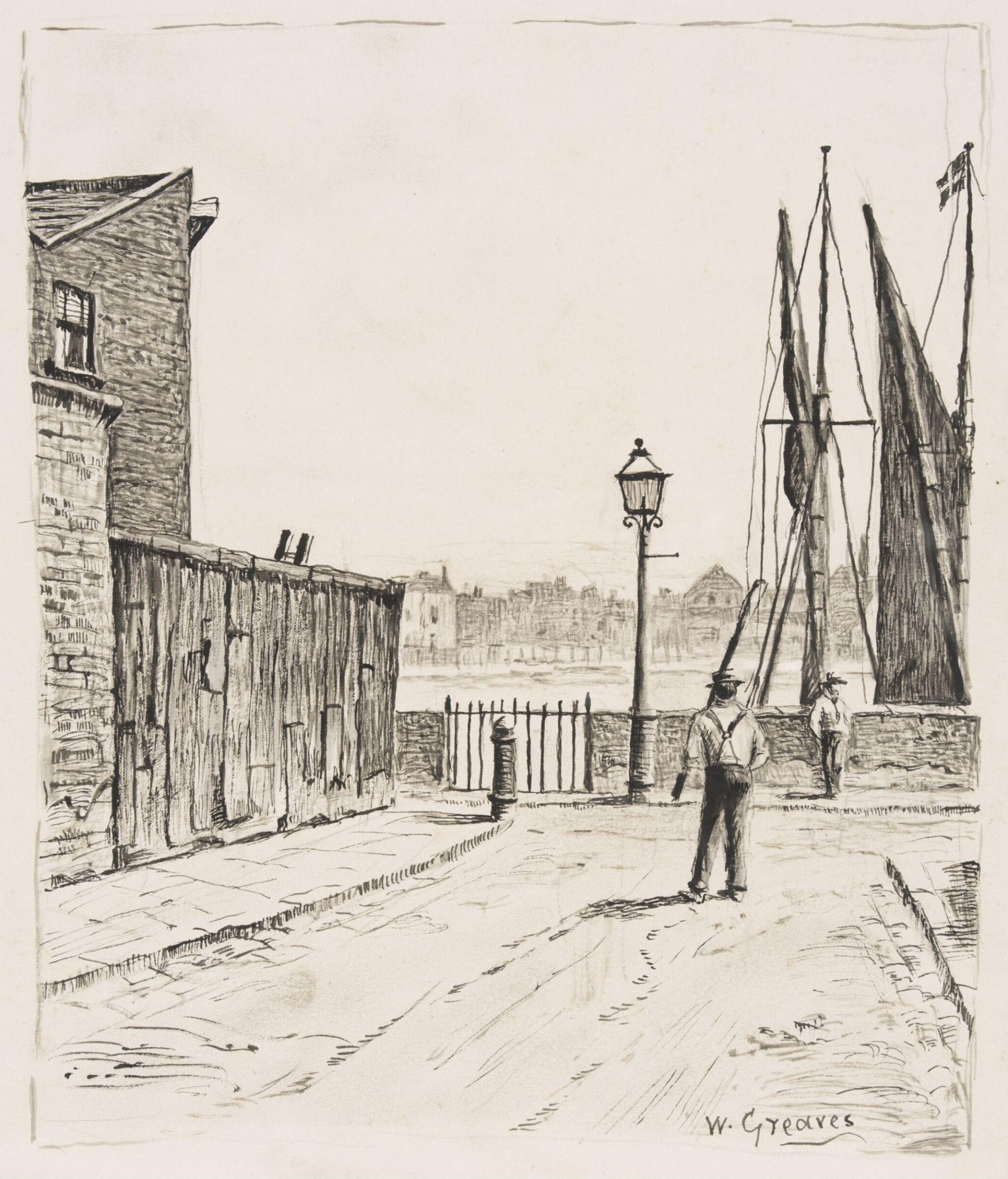Corner of Millman's Row Chelsea, Walter Greaves