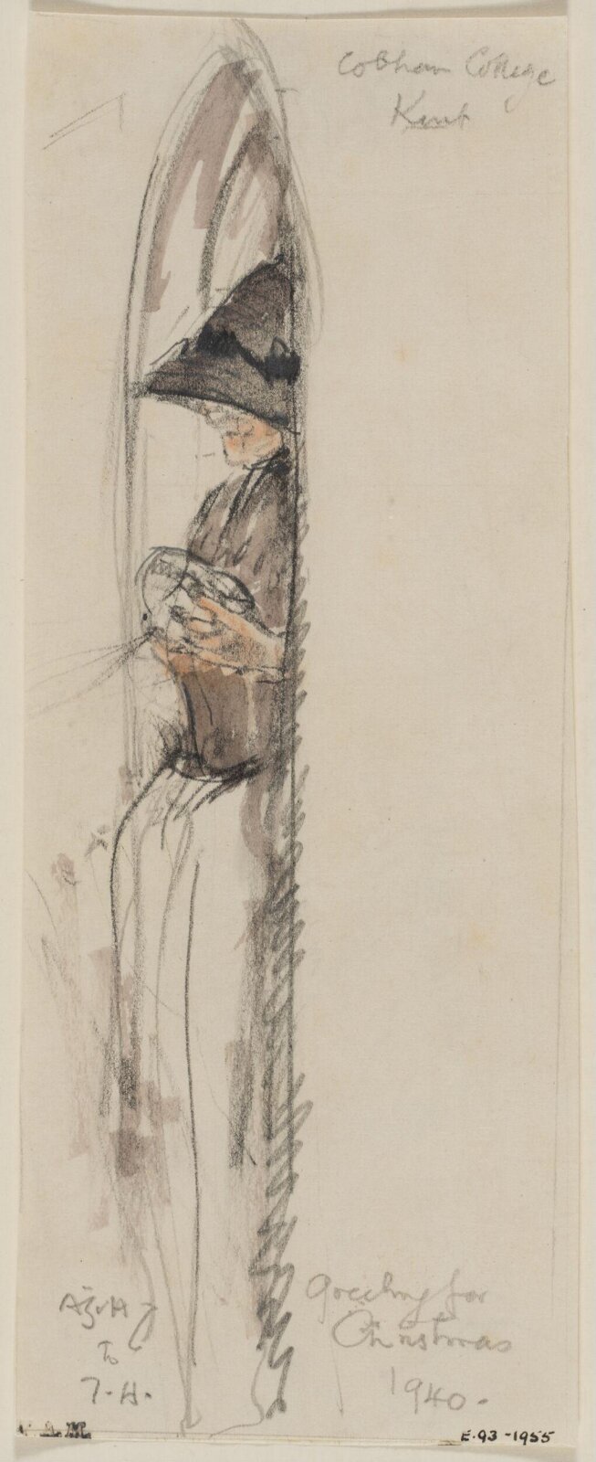 Drawing, Archibald Standish Hartrick, December 1940