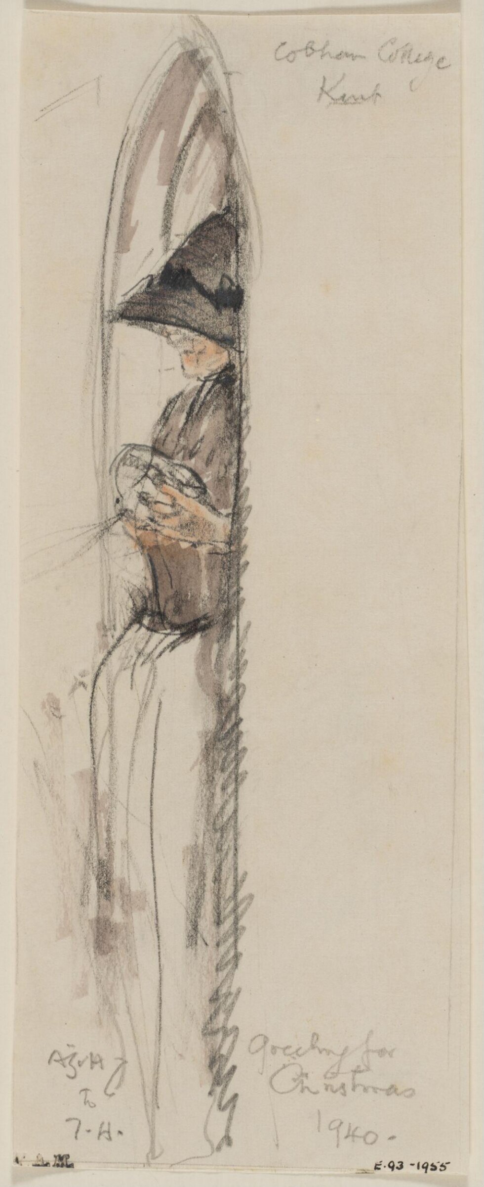 Drawing, Archibald Standish Hartrick, декабрь 1940