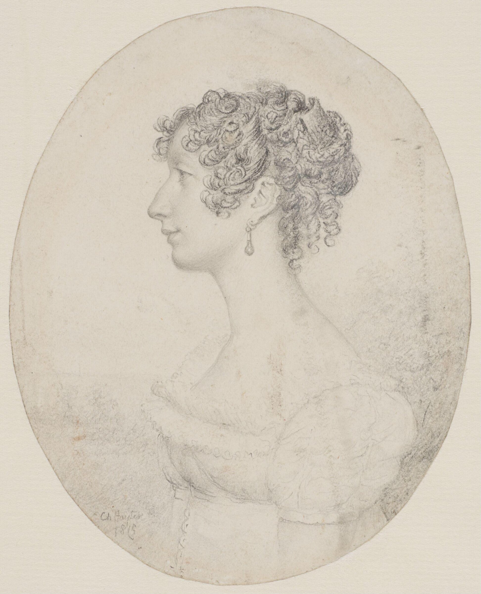 Portrait miniature of Mrs H. Bouchier, Charles Hayter, 1815