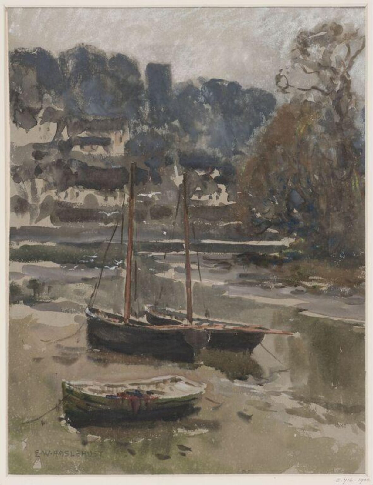 Drawing, Ernest William Haslehust, c. 1886-1922