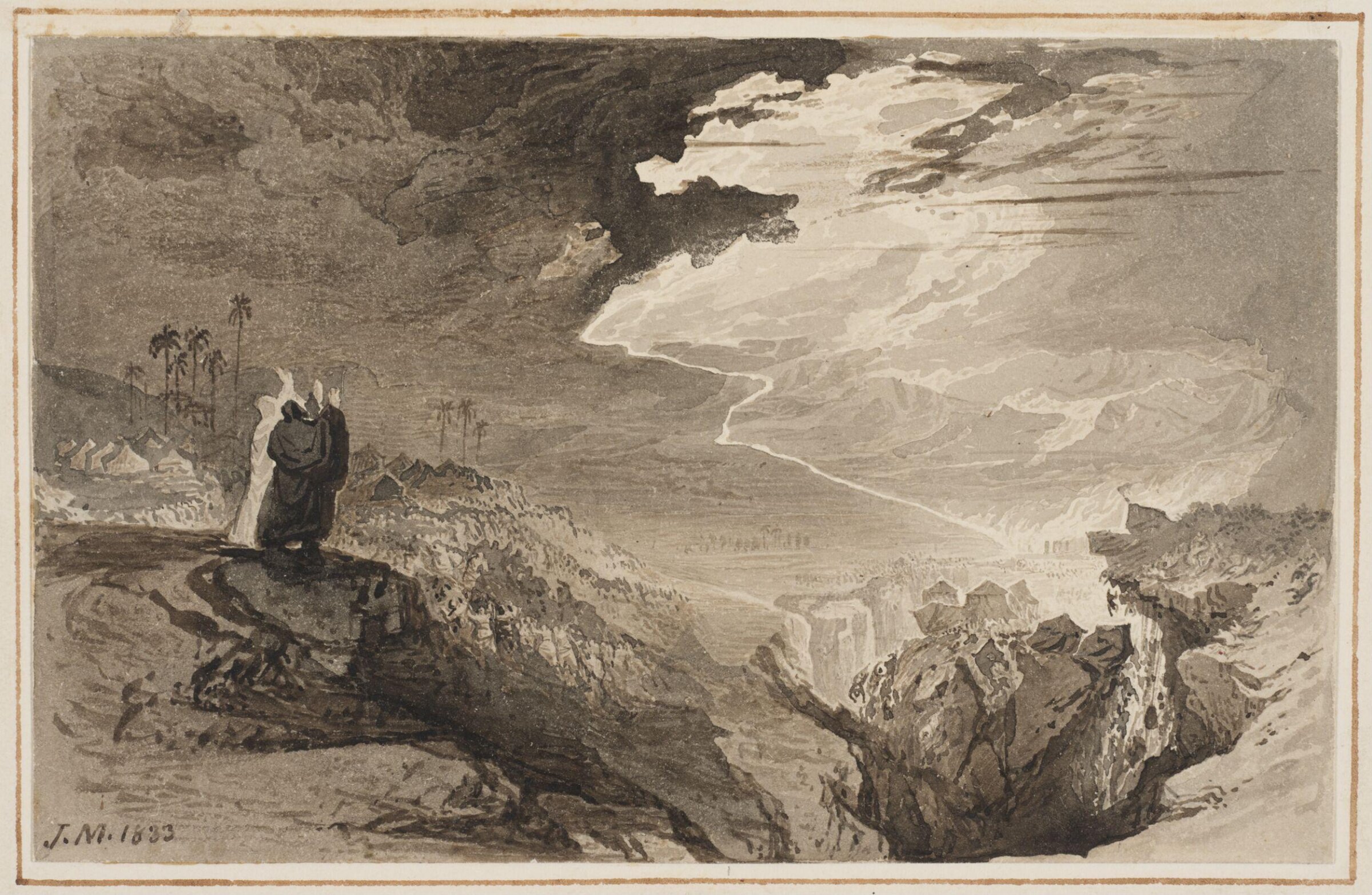Rebellion of Korah, John Martin, 1833