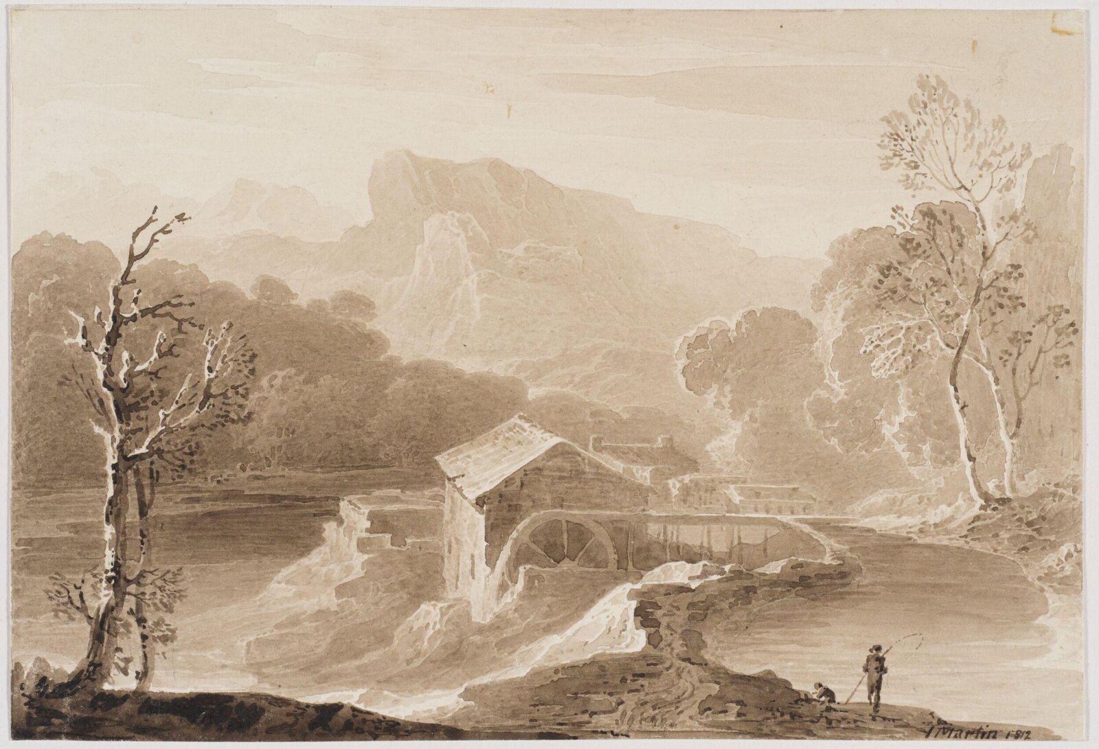 The Water Mill, John Martin, 1812