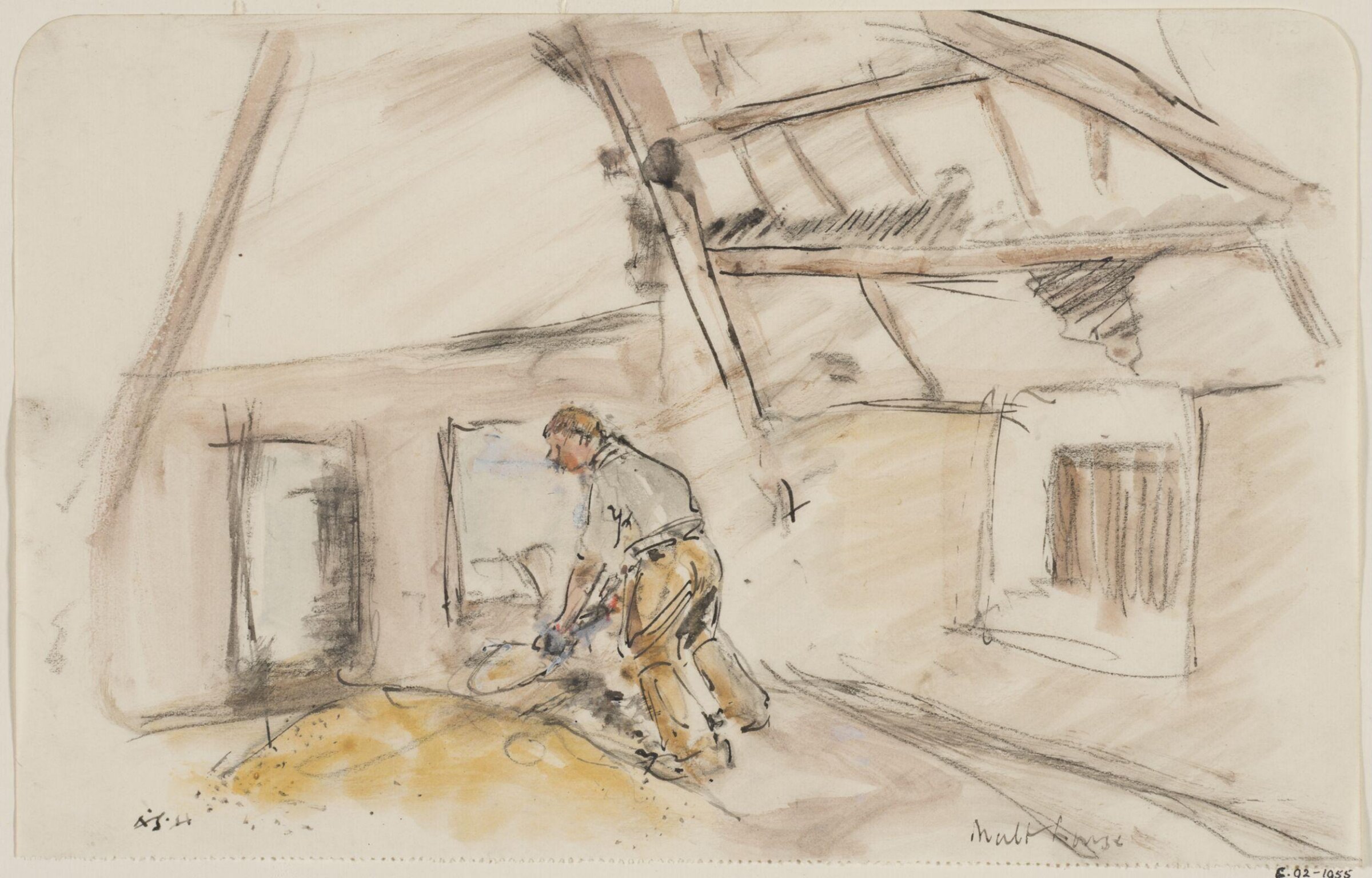Malt House, Archibald Standish Hartrick, c.1930s