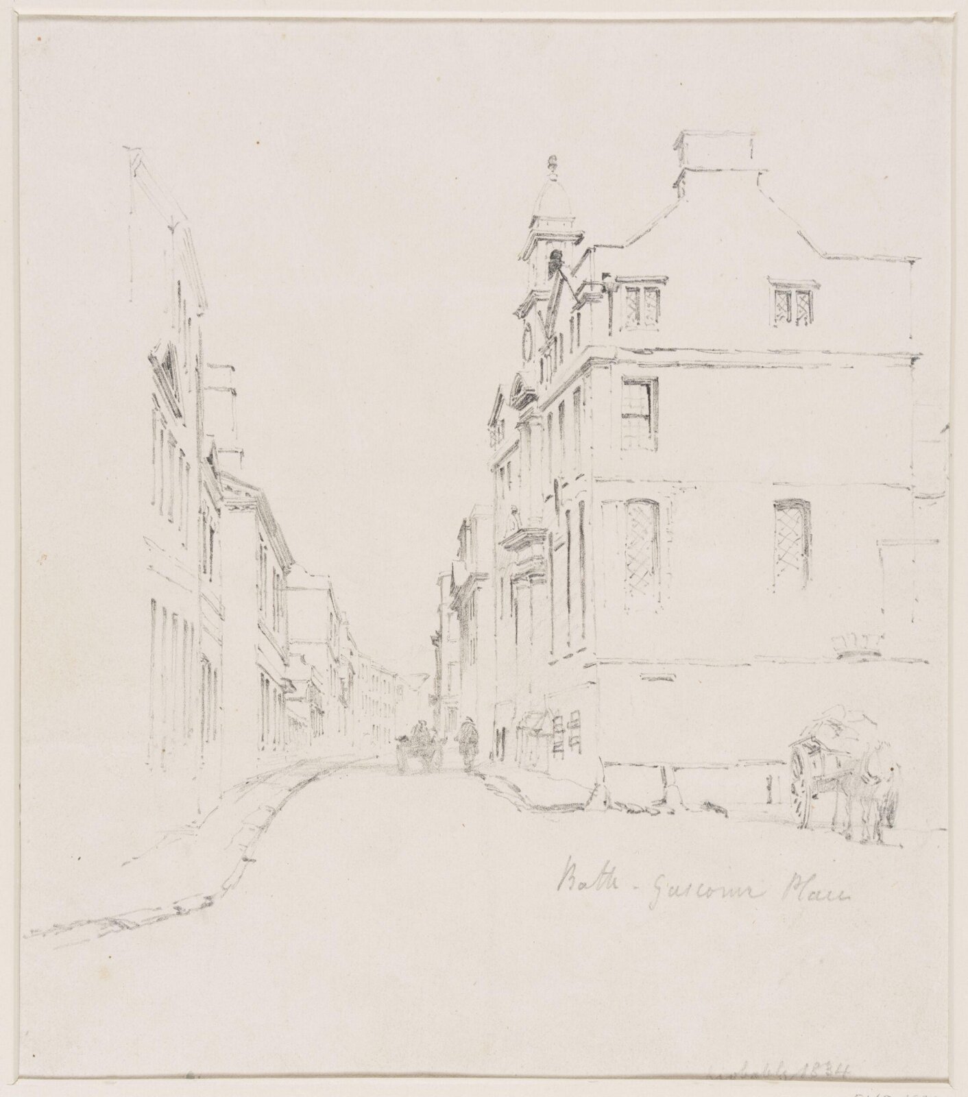 Gascoyn Place, Bath, William Noble Hardwick, ca. 1834