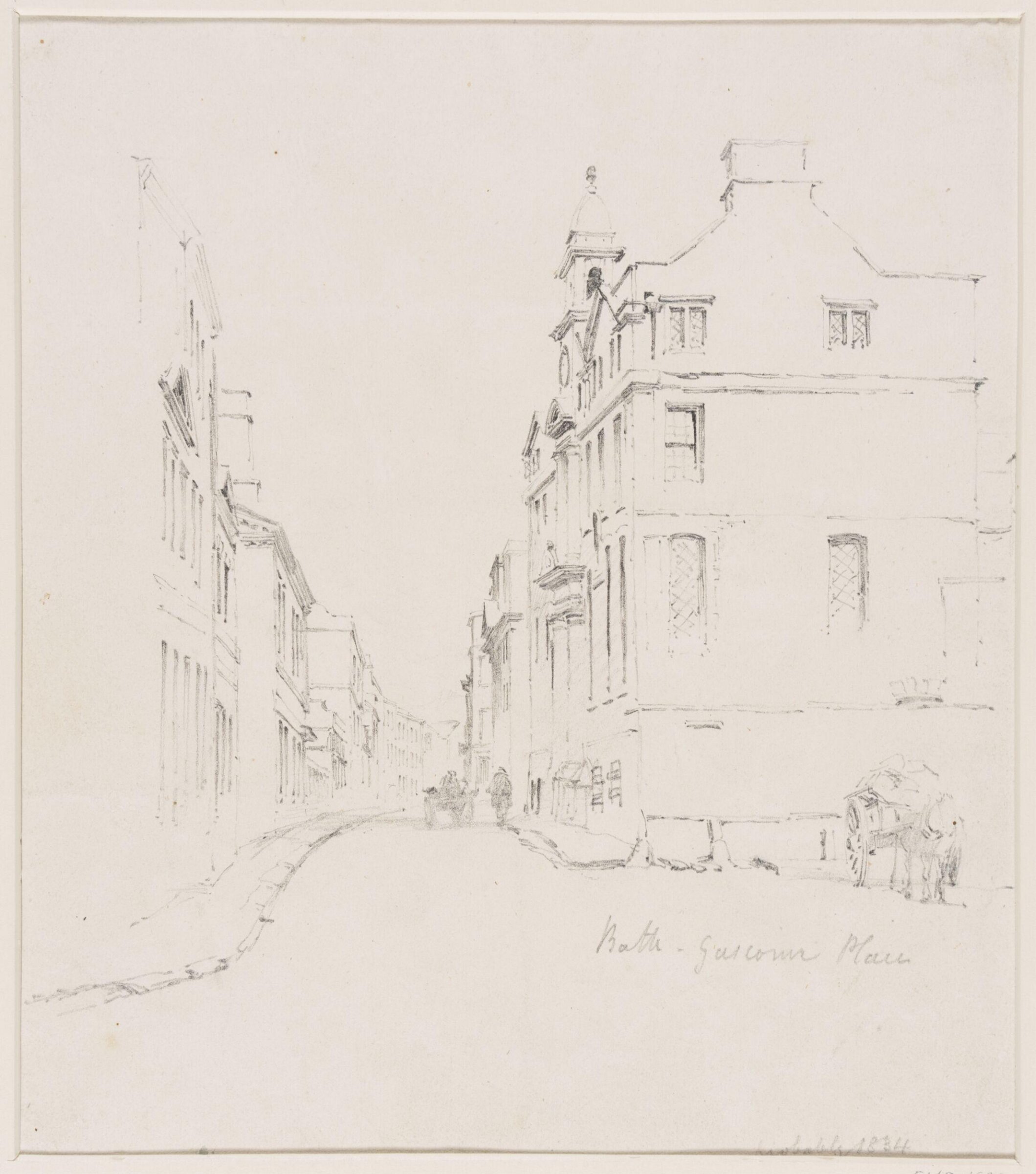 Gascoyn Place, Bath, William Noble Hardwick, ca. 1834