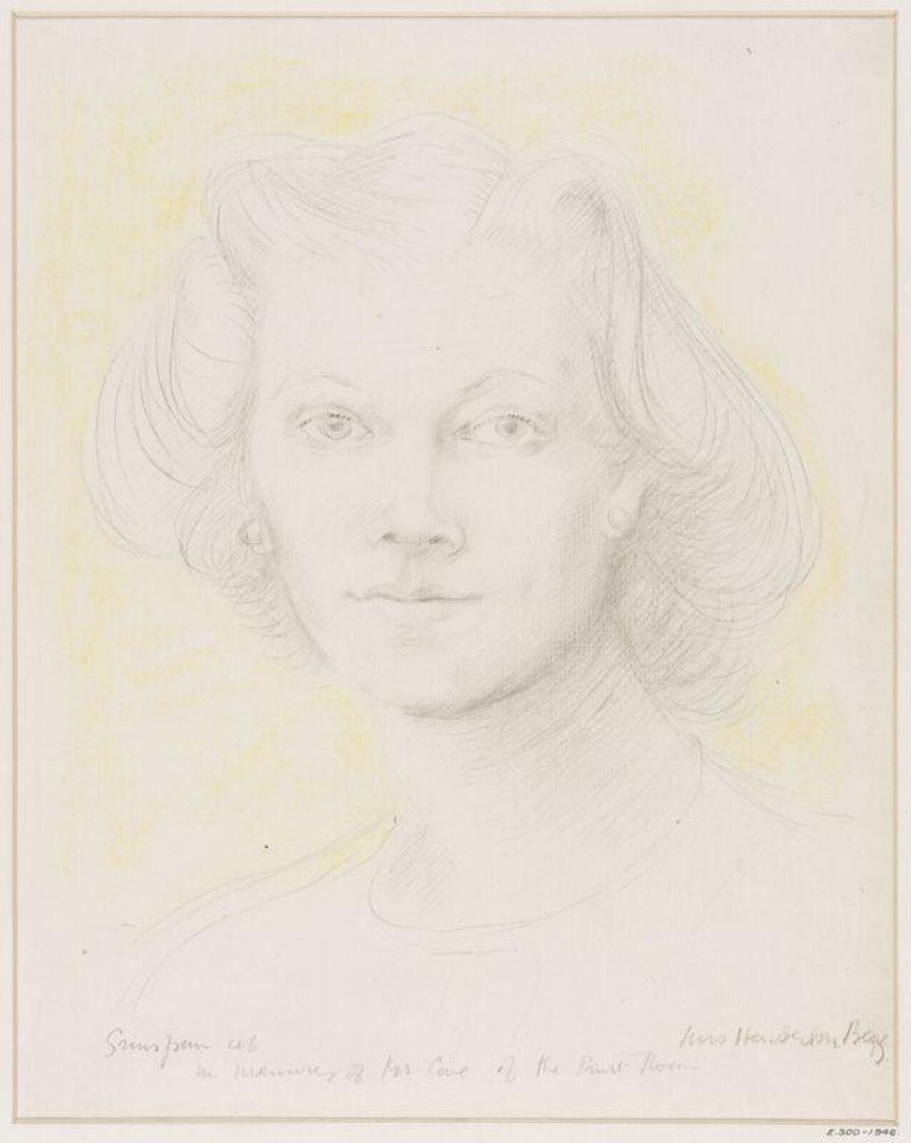 Mrs. Henderson-Begg, C. E. Grunspan, 1946