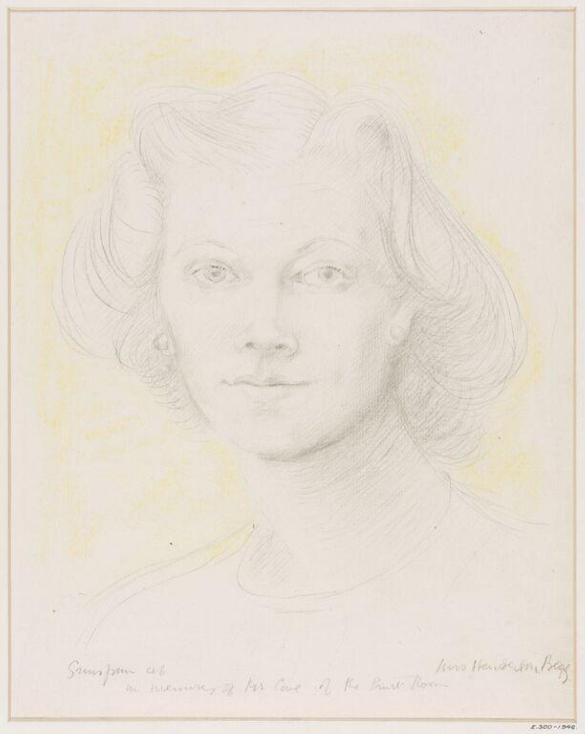 Mrs. Henderson-Begg, C. E. Grunspan, 1946