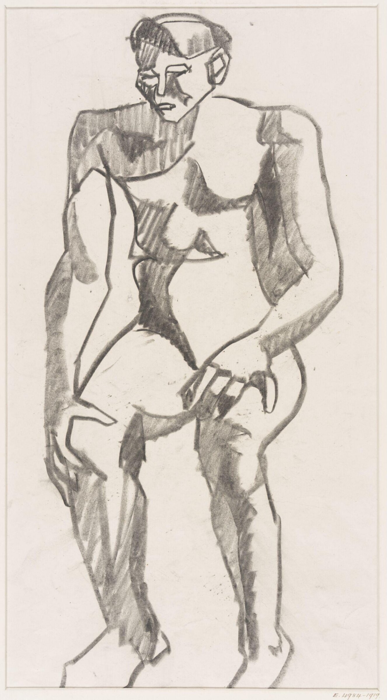 Studies of male and female figures, heads, hands, &c., Henri Gaudier-Brzeska