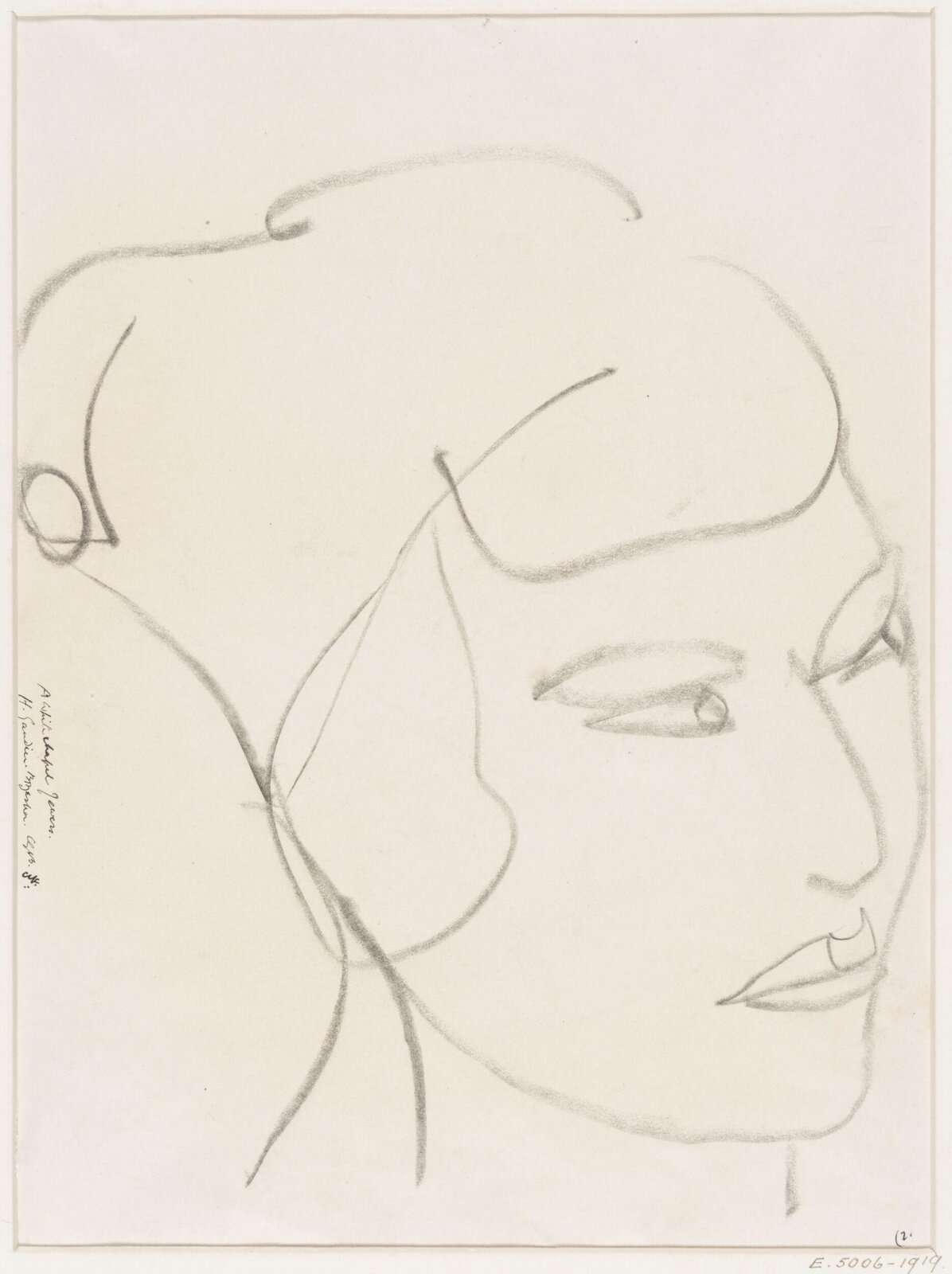Drawing, Henri Gaudier-Brzeska