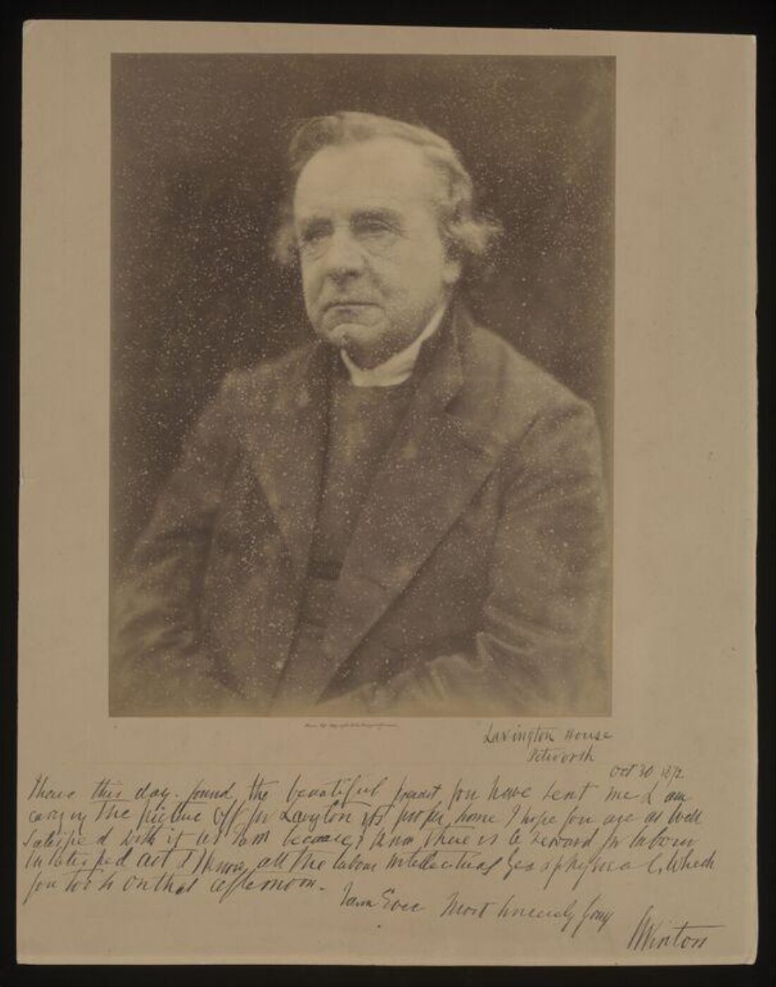 Julia Margaret Cameron, The Lord Bishop of Winchester, Samuel Wilberforce