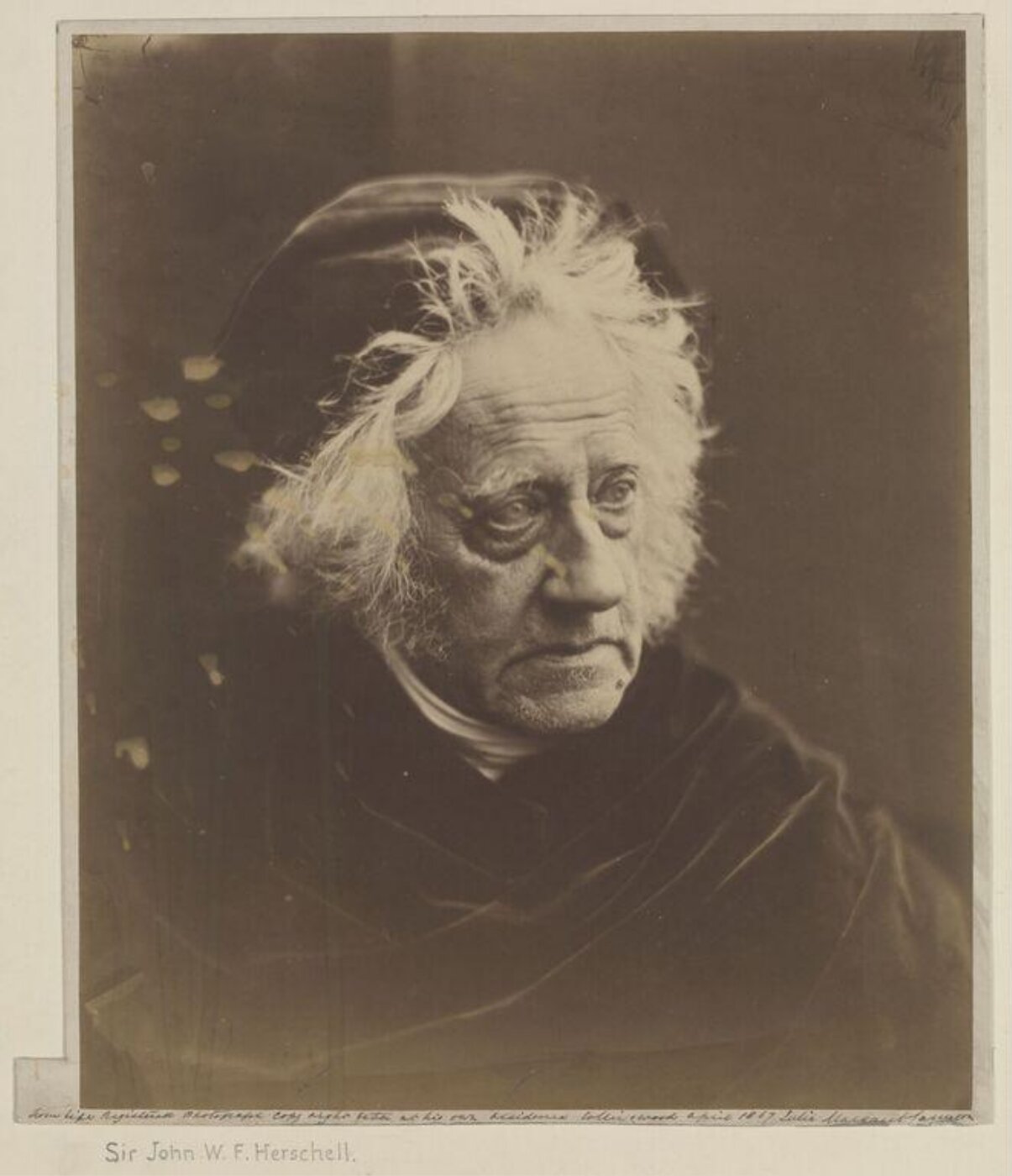 Julia Margaret Cameron, J.F.W. Herschel