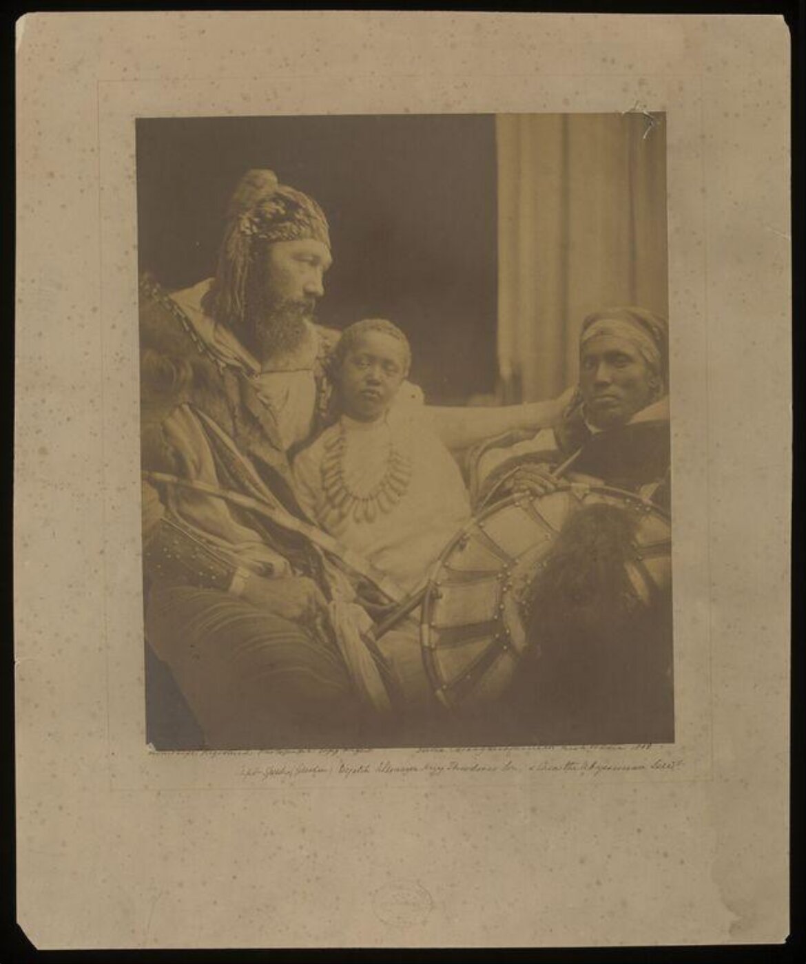 Cameron, Julia Margaret, Dèjatch Alámayou & Básha Félika / King Theodore's Son & Captain Speedy