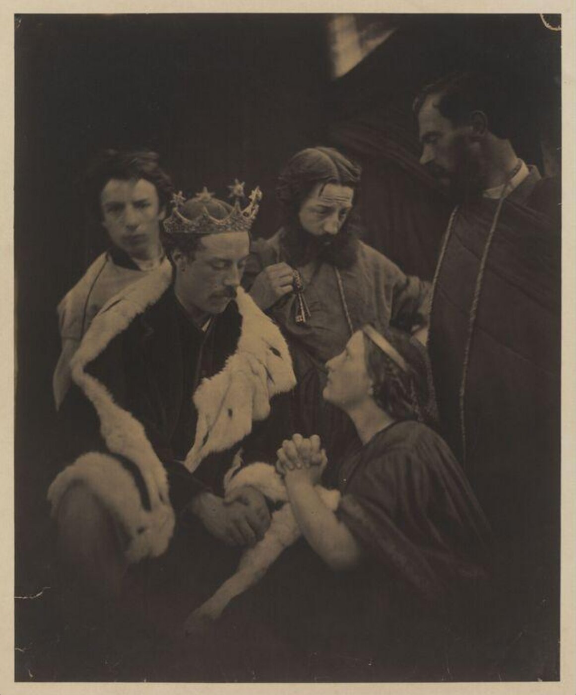 Cameron, Julia Margaret, Queen Philippa interceding for the Burghers of Calais
