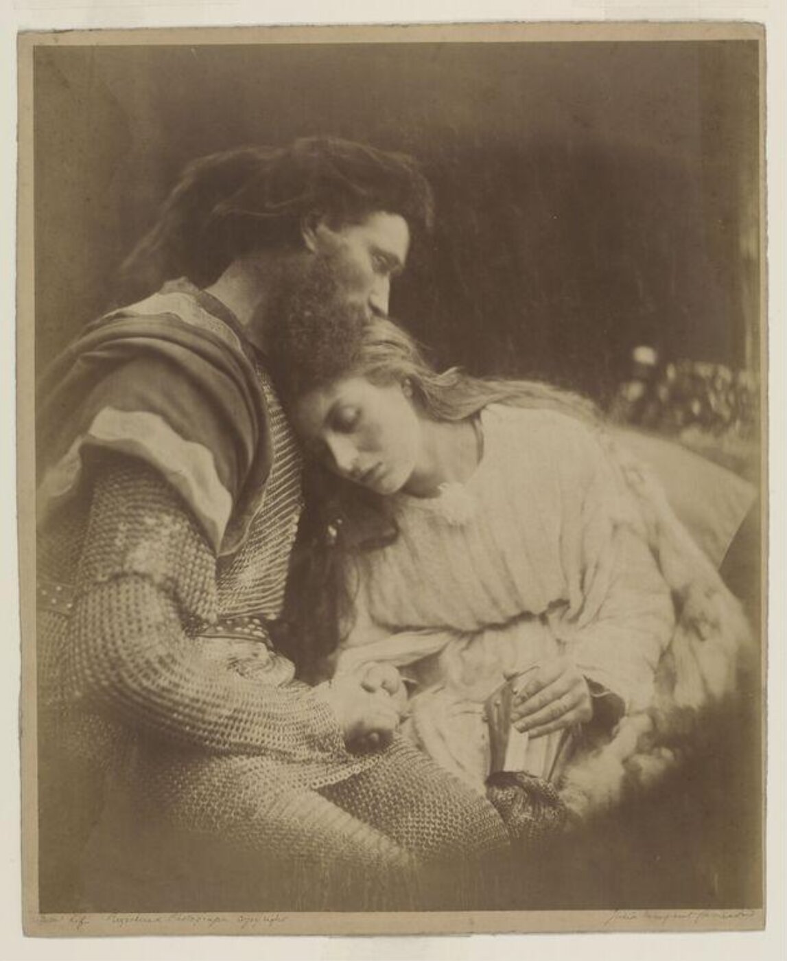 Cameron, Julia Margaret, The Parting of Sir Lancelot and Queen Guinevere