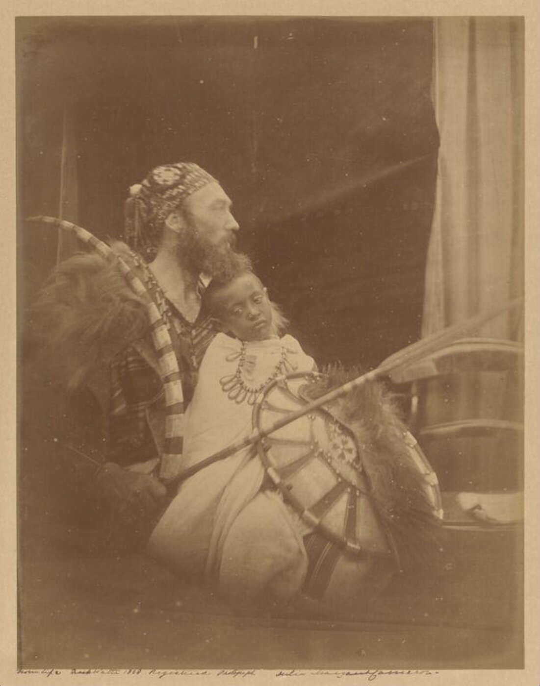 Cameron, Julia Margaret, Dèjatch Alámayou & Básha Félika / King Theodore's Son & Captain Speedy