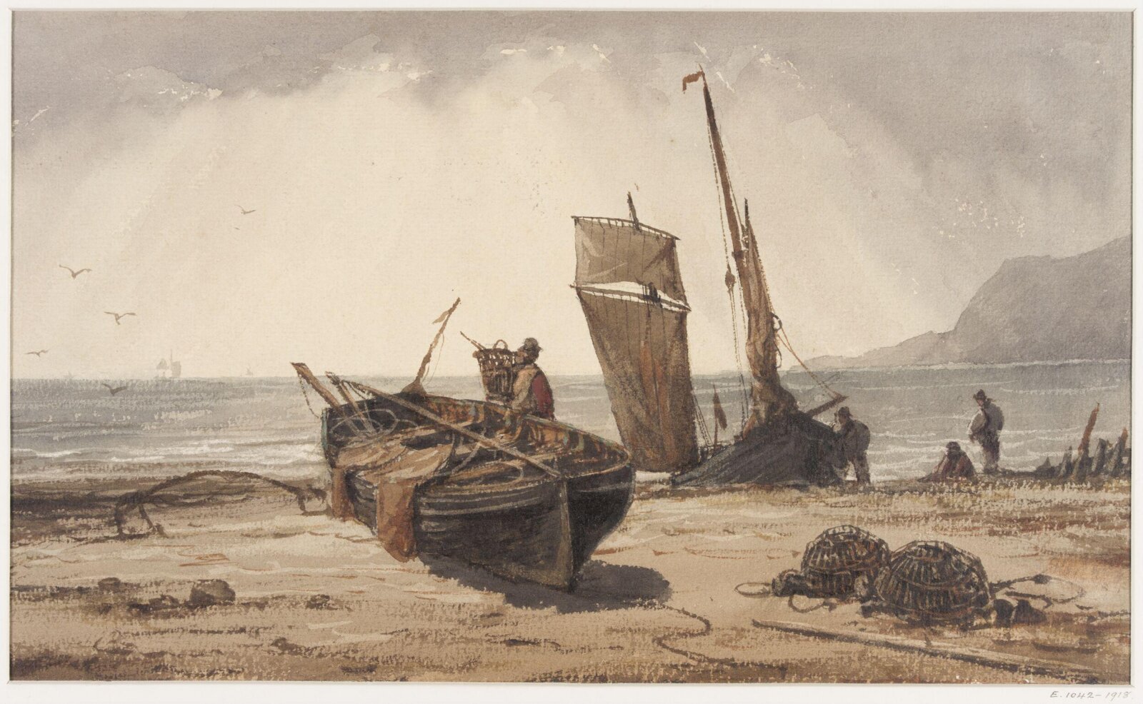 Watercolour, Richard Henry Nibbs, c. 1836-1893