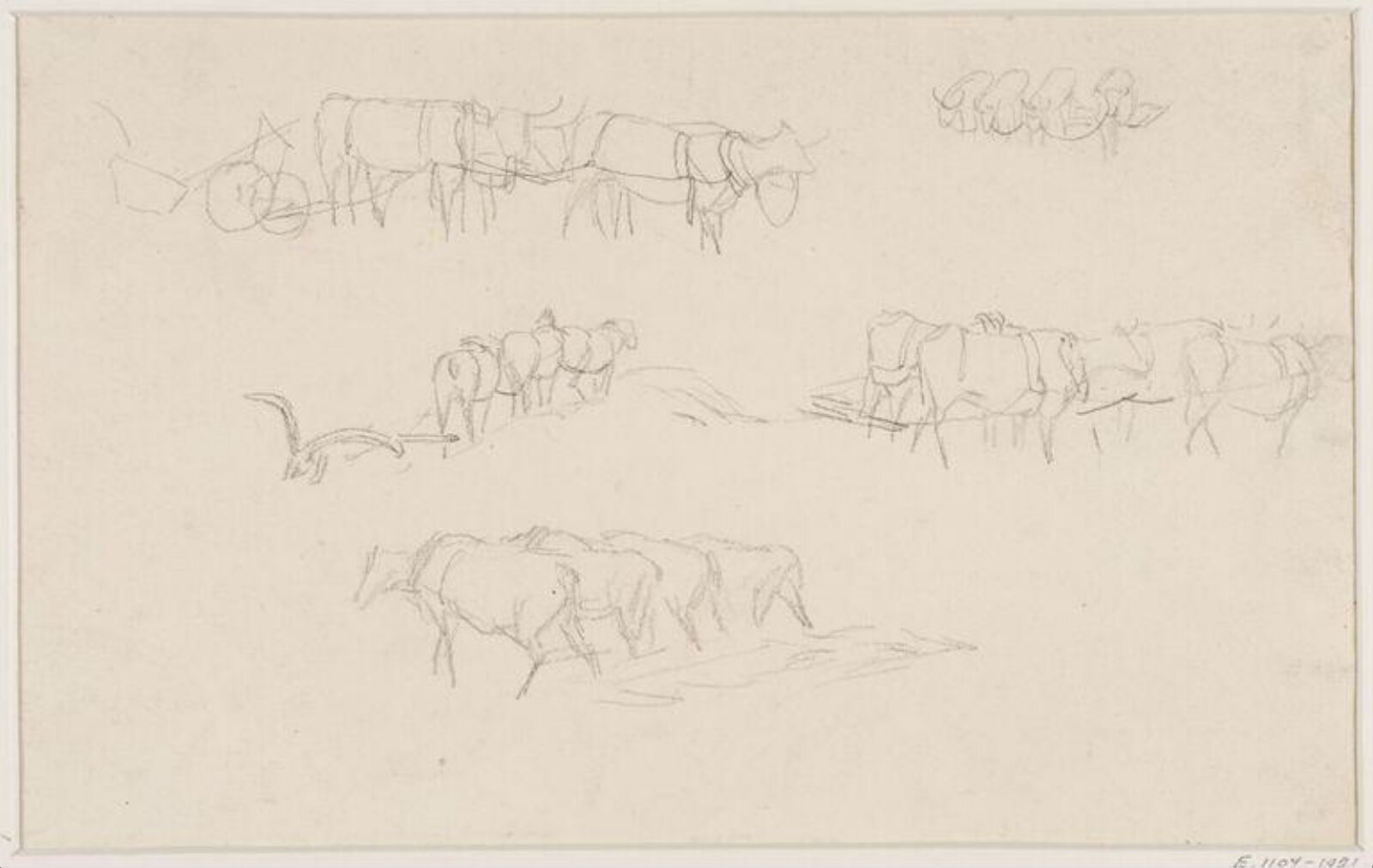 Drawing, Robert Hills, c. 1798