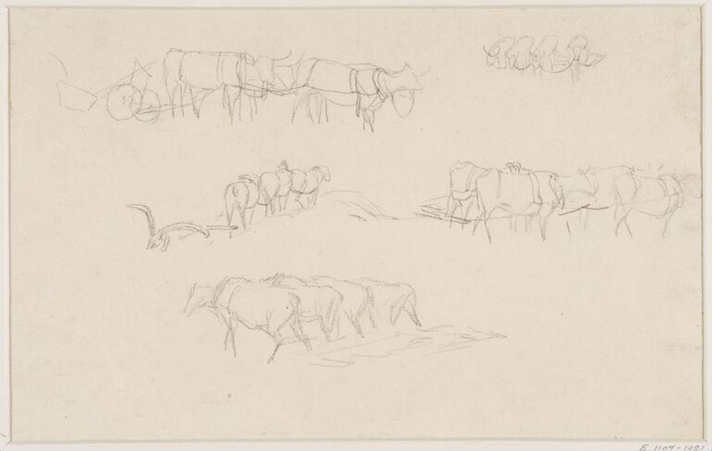 Drawing, Robert Hills, c. 1798