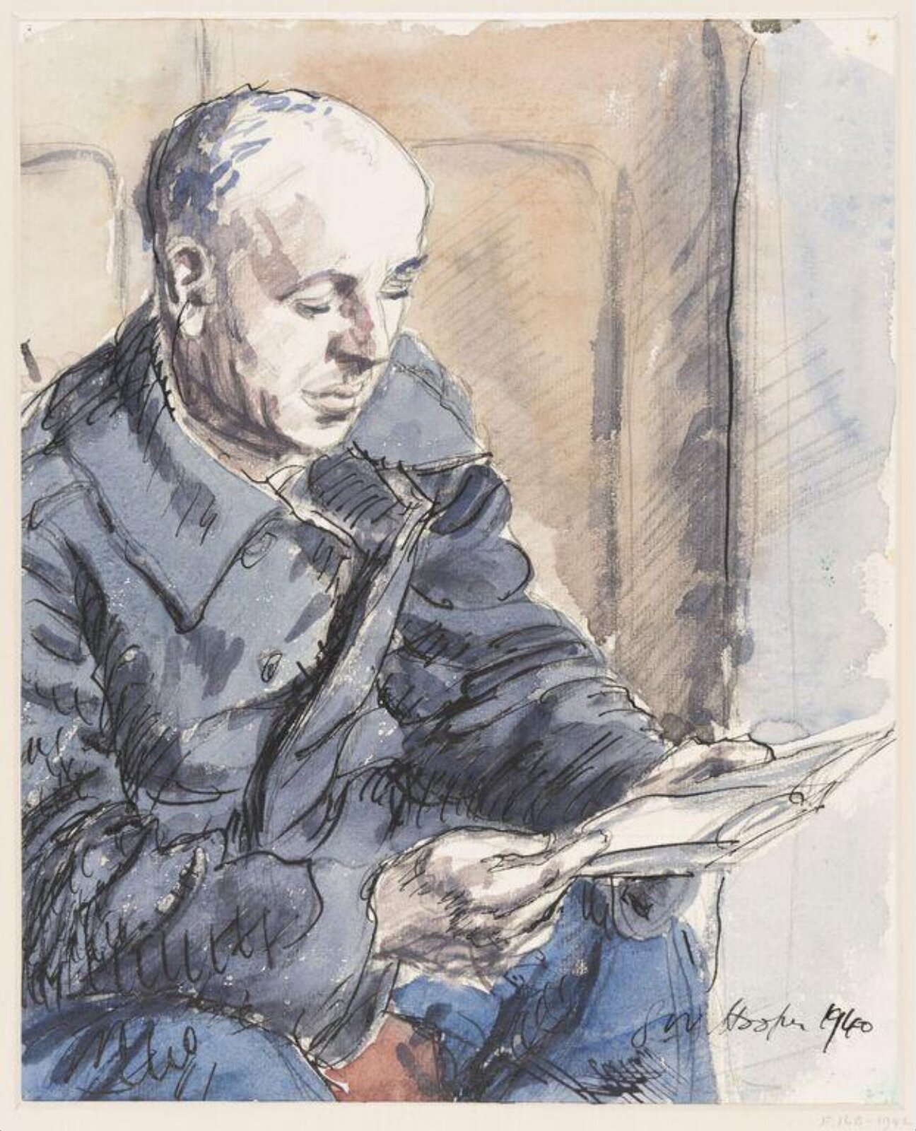 Study of an A.R.P. worker, George Hooper, 1940