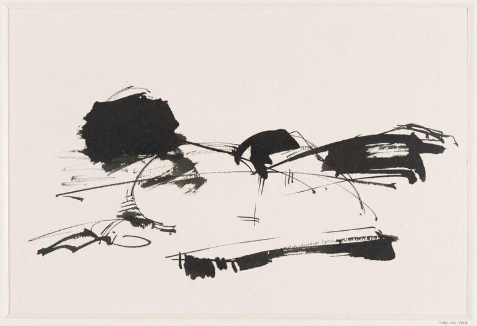Drawing, William Johnstone, 1957