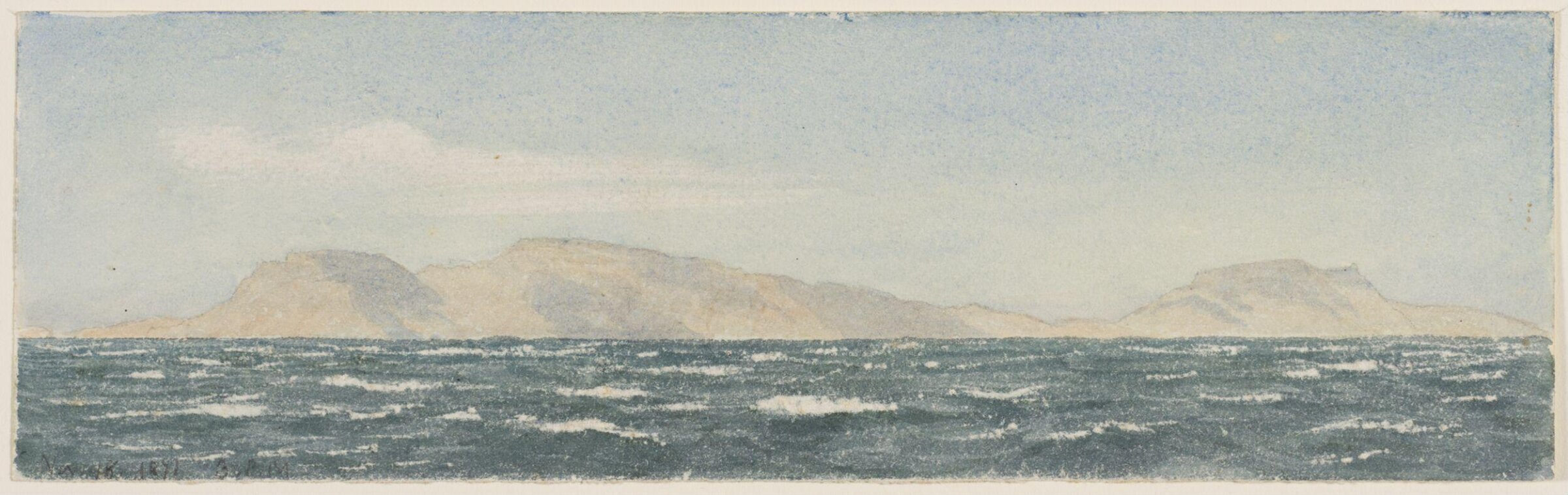 Island near Socotra, Henry George Alexander Holiday, 16 November 1871