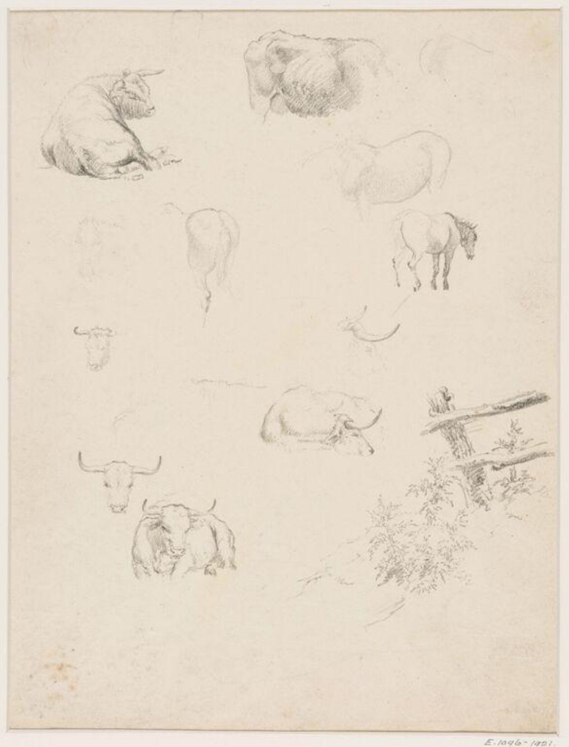 Drawing, Robert Hills, c. 1798