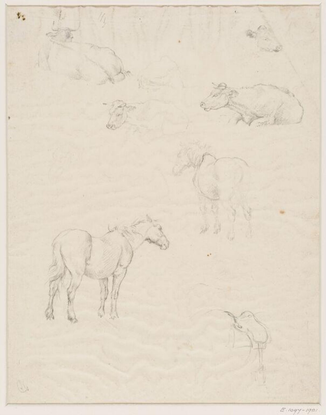 Drawing, Robert Hills, c. 1798