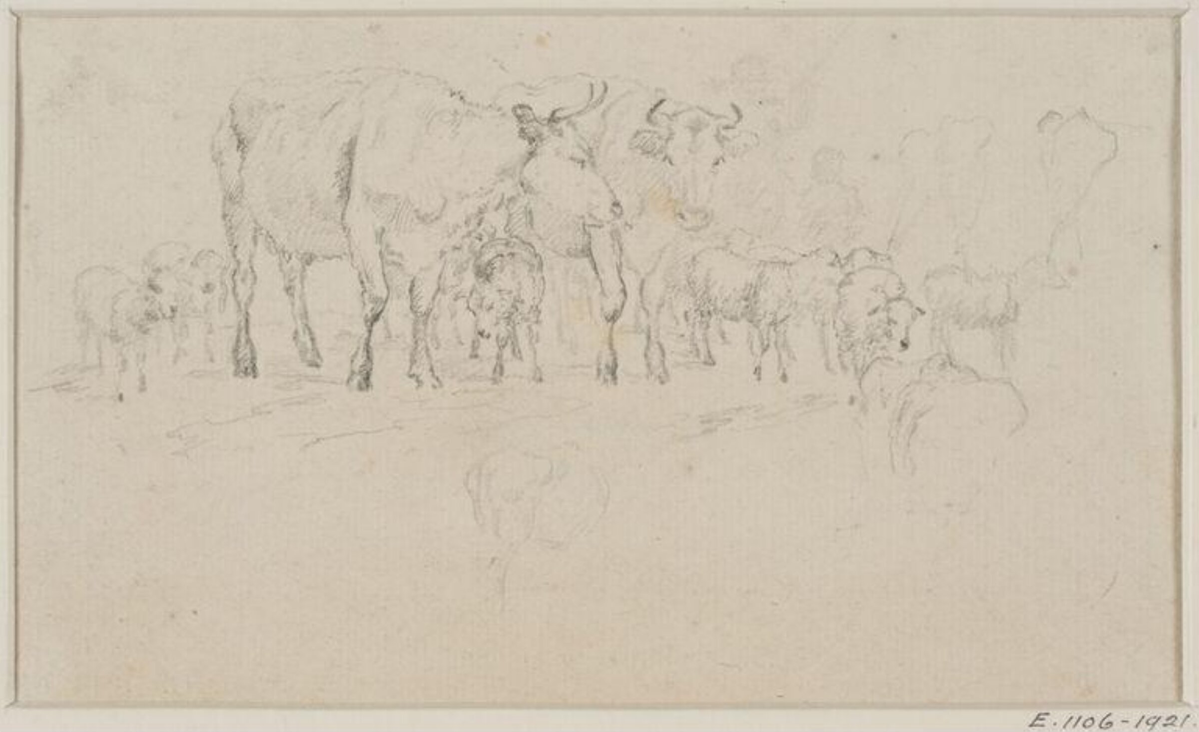 Drawing, Robert Hills, c. 1798